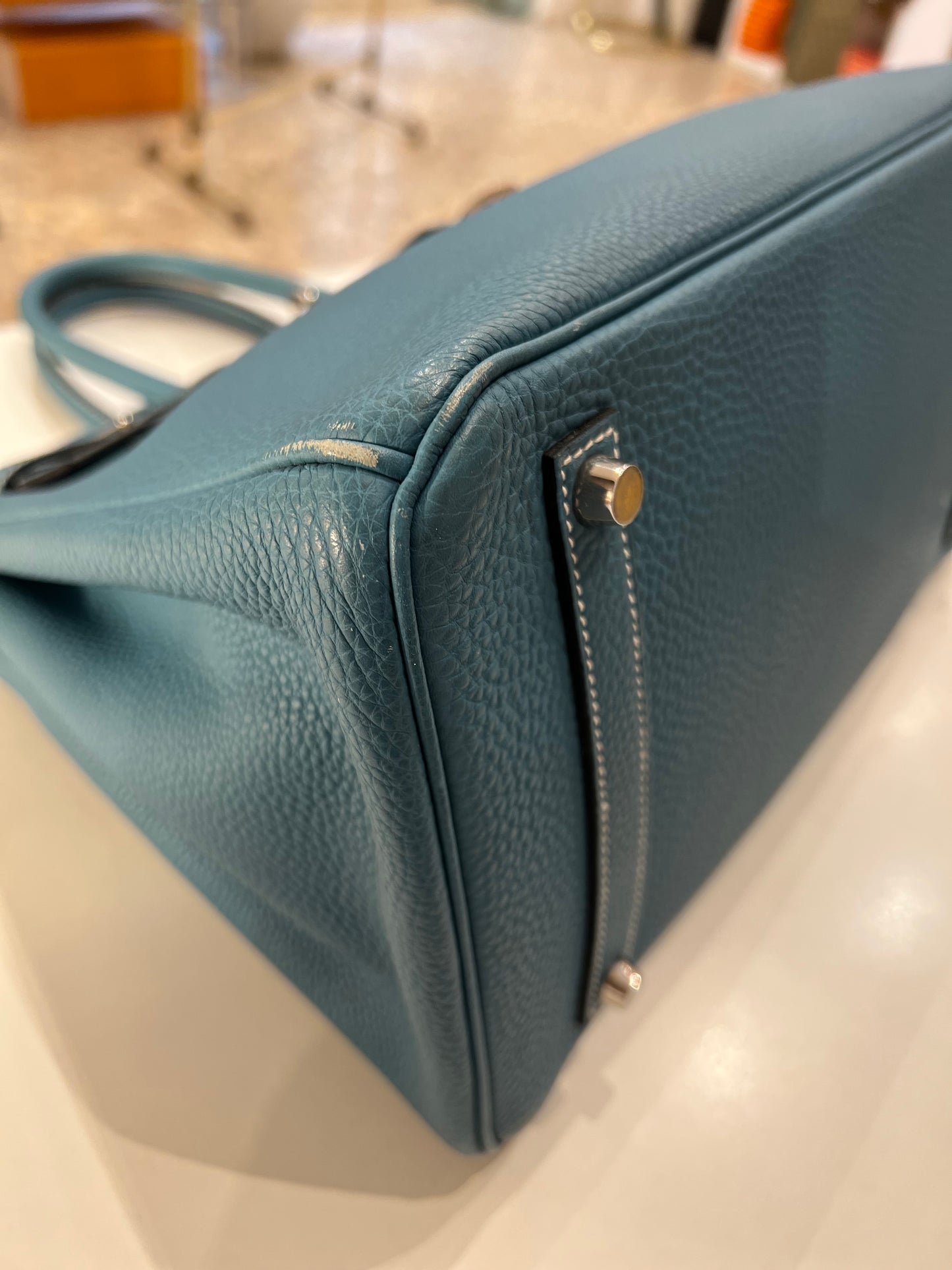 Hermès Birkin Blue Jean 35