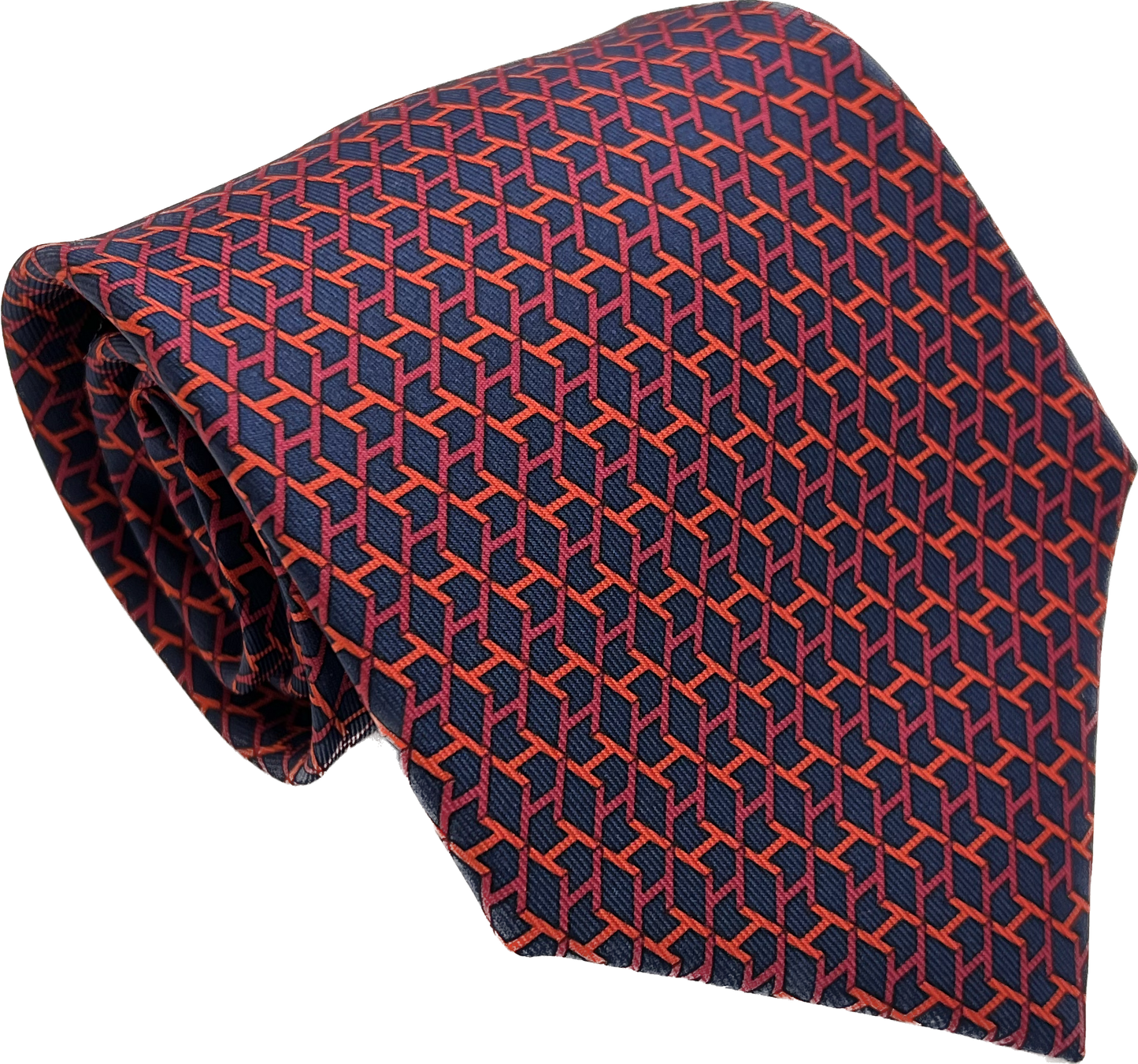 Hermès vintage tie H oblique 5532UA