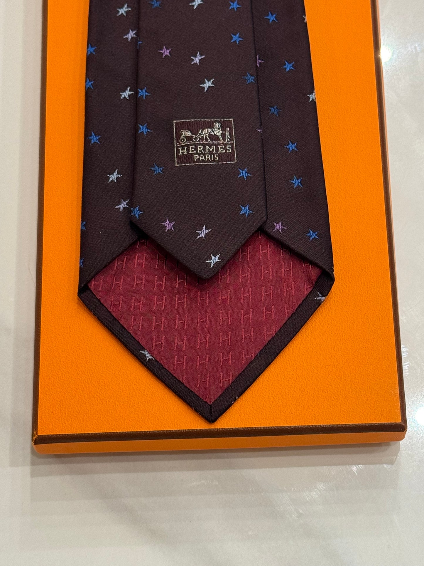 Cravatta Hermes vintage