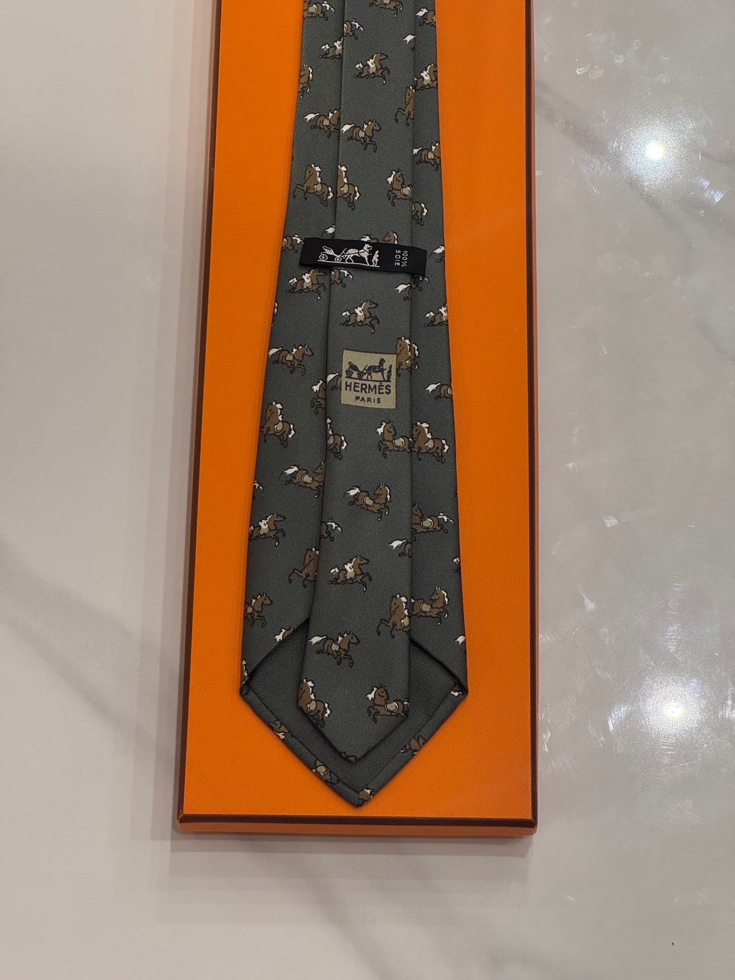 Cravatta Hermes vintage Cod 866PA