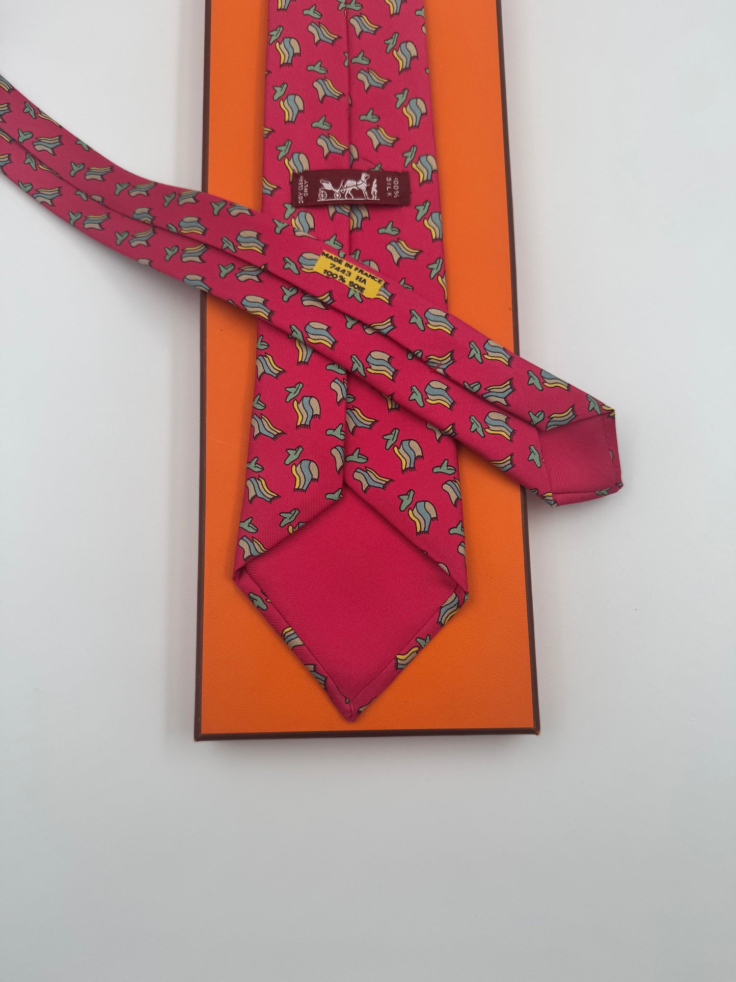 Cravatta Hermes vintage cod 7443HA