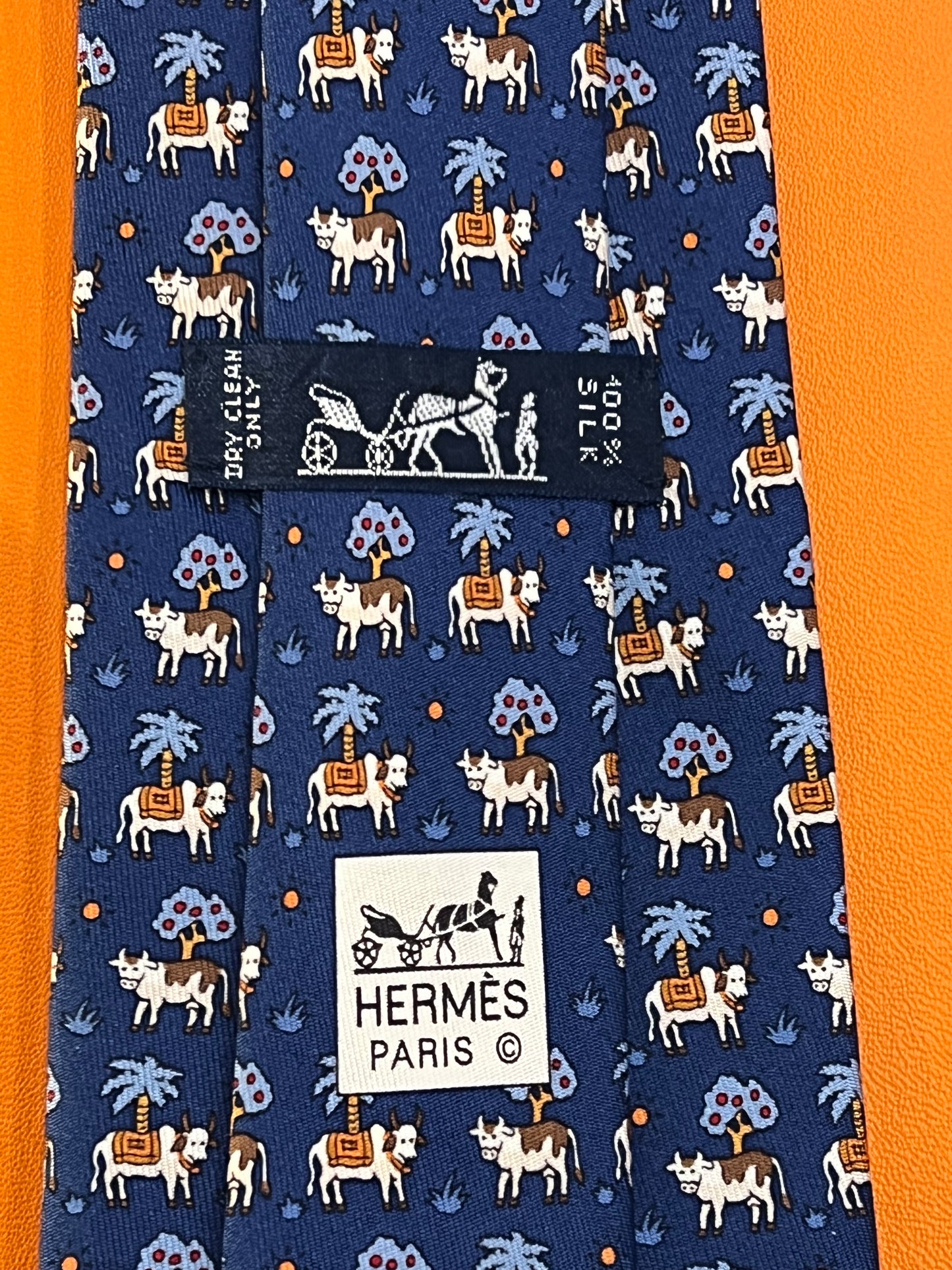 Cravatta vintage Hermès 5383OA