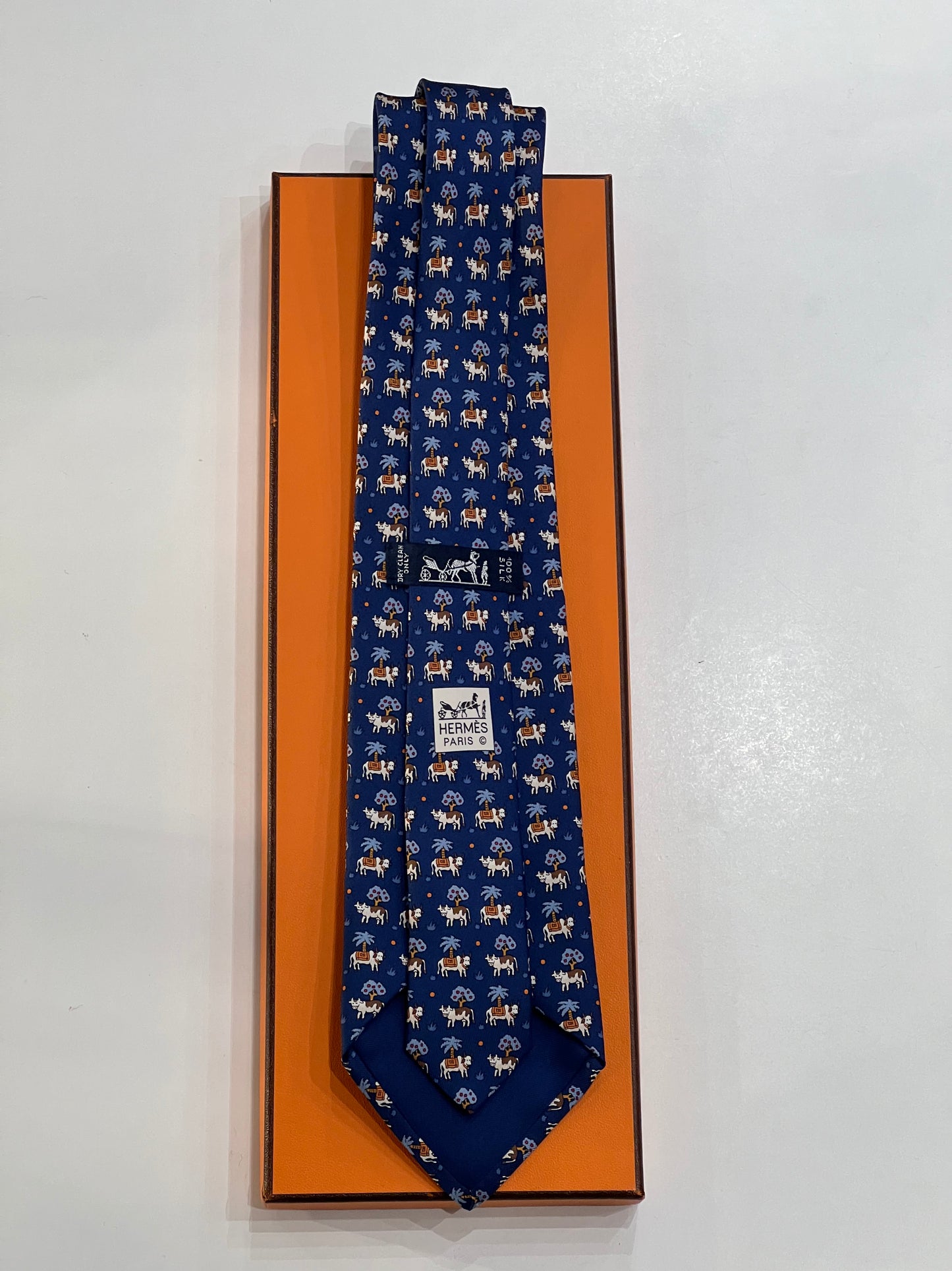 Cravatta vintage Hermès 5383OA