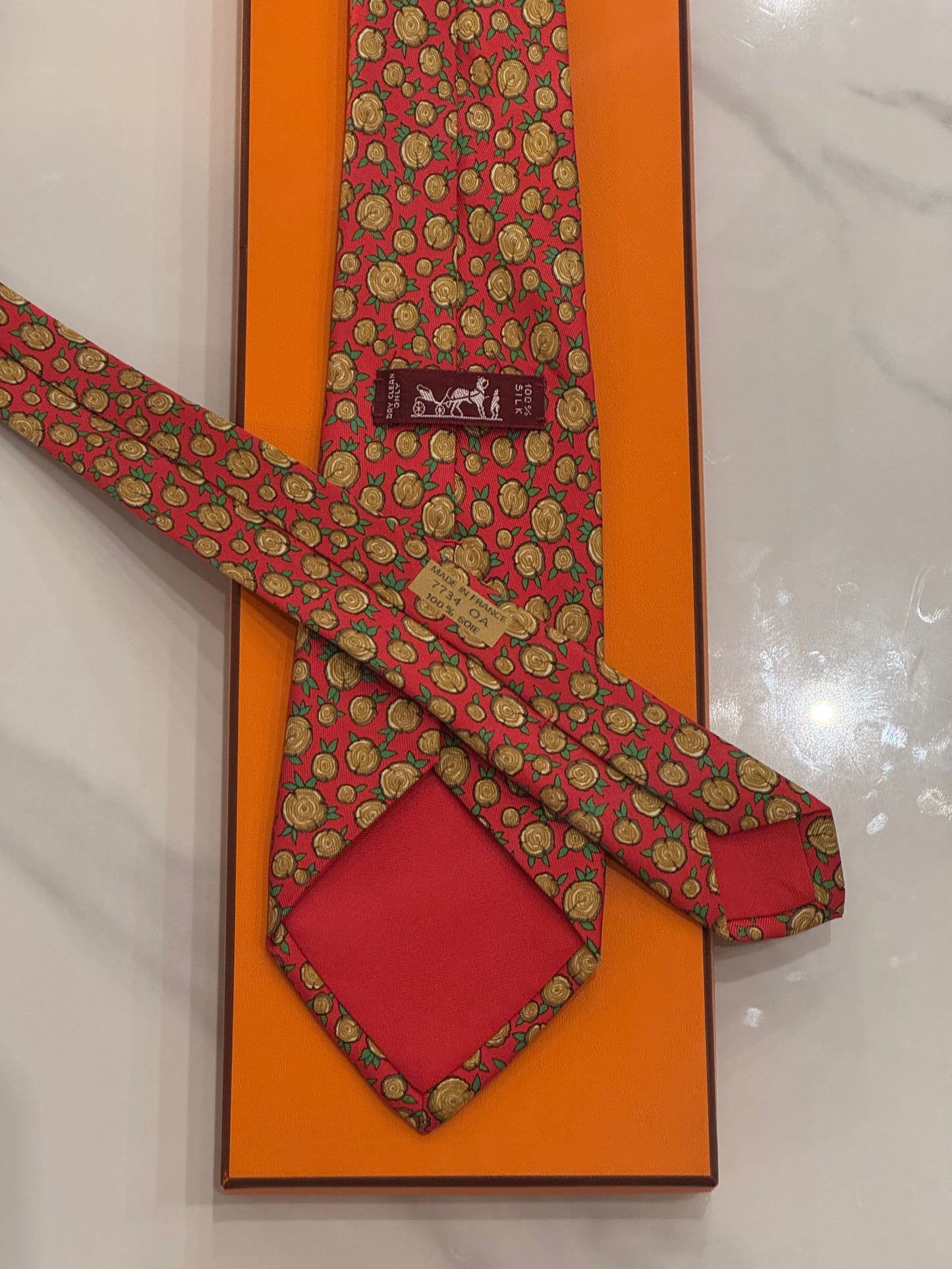 Cravatta Hermes vintage Cod 7734OA