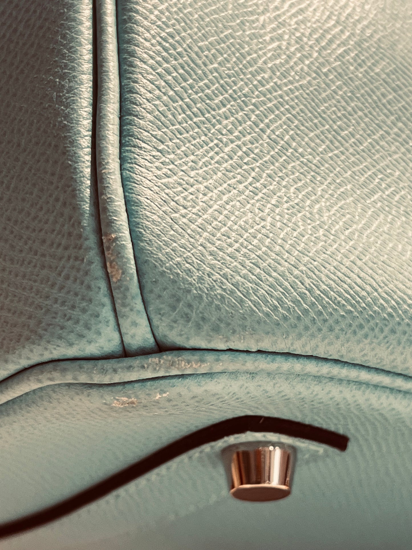 Hermès Birkin 35 Epsom leather bleau atoll bag