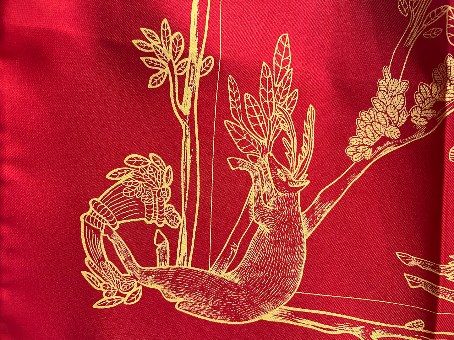Scarf Hermès Alphabet III mai usato