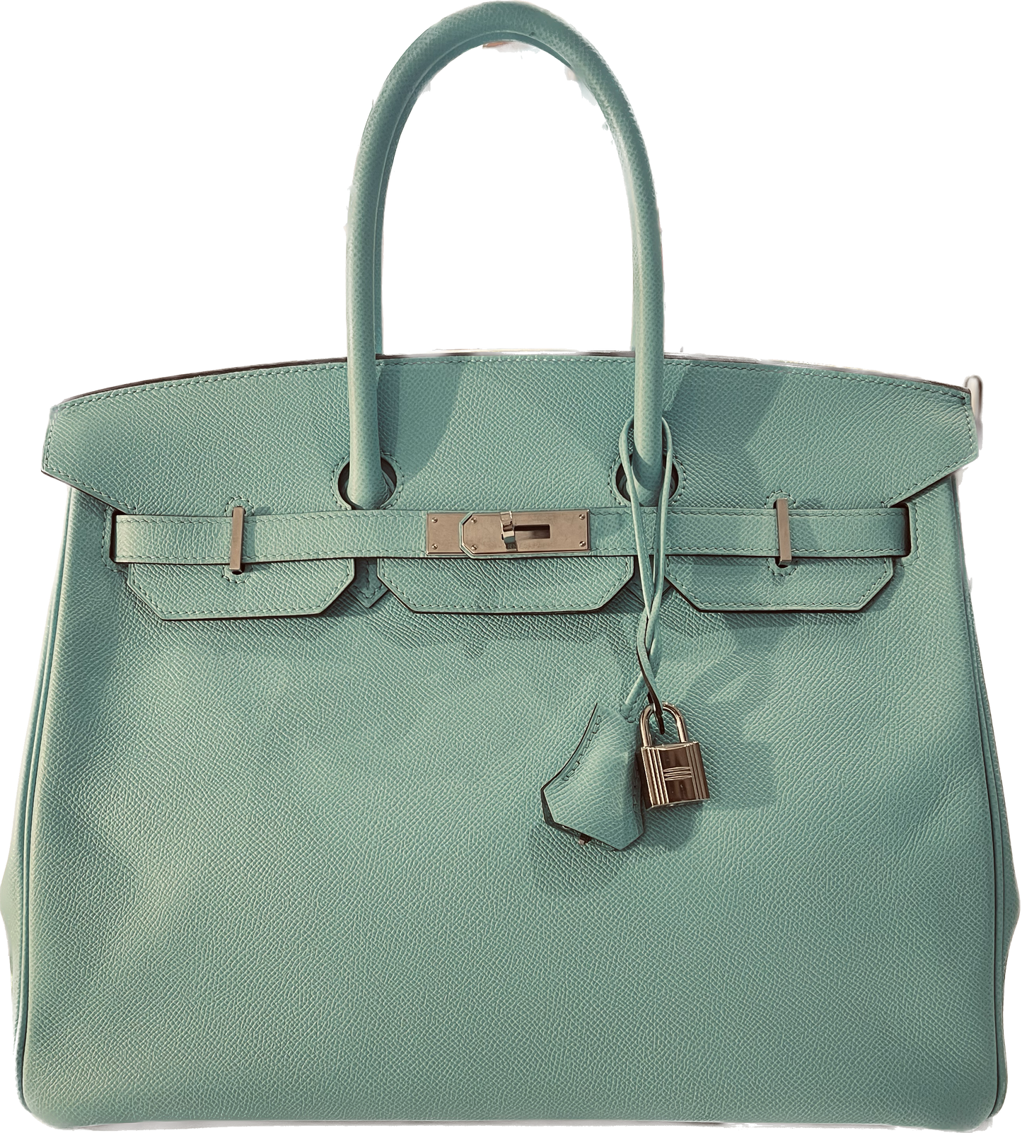 Hermès Birkin 35 Epsom leather bleau atoll bag