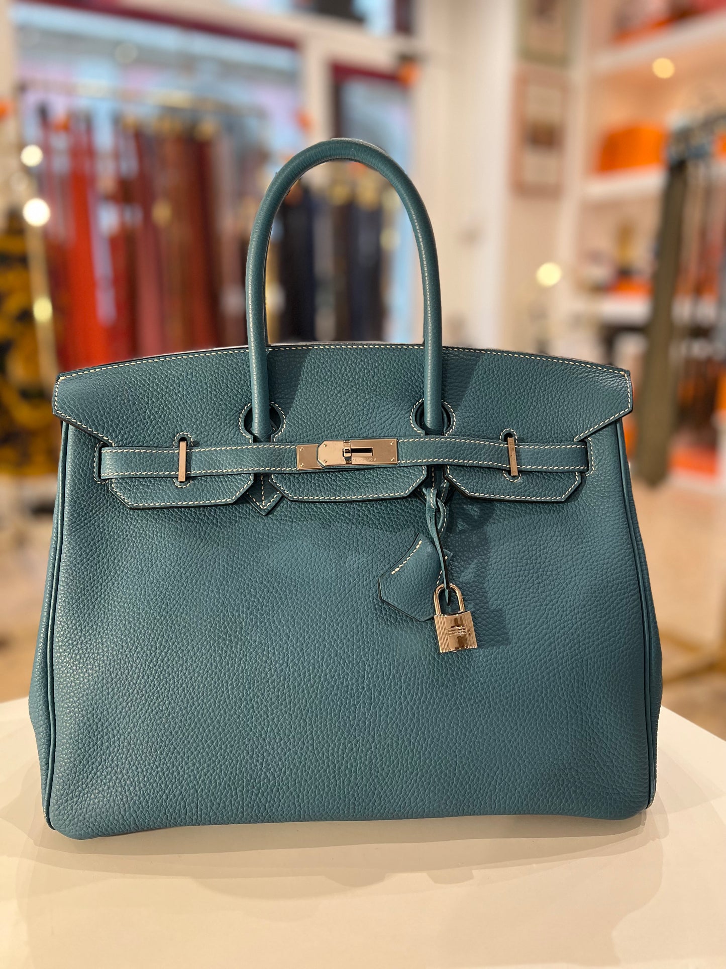 Hermès Birkin Blue Jean 35