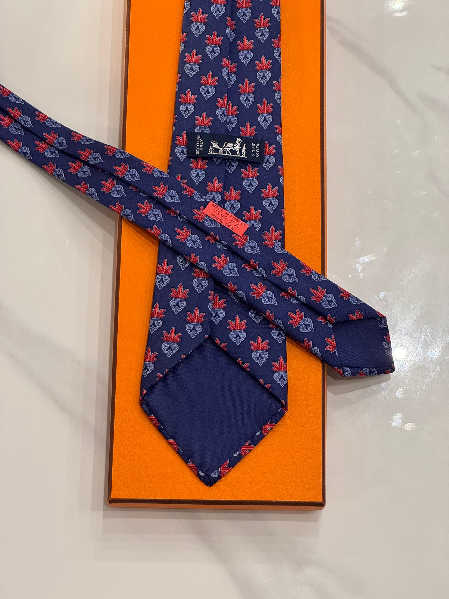 Cravatta Hermes vintage Cod 7399PA