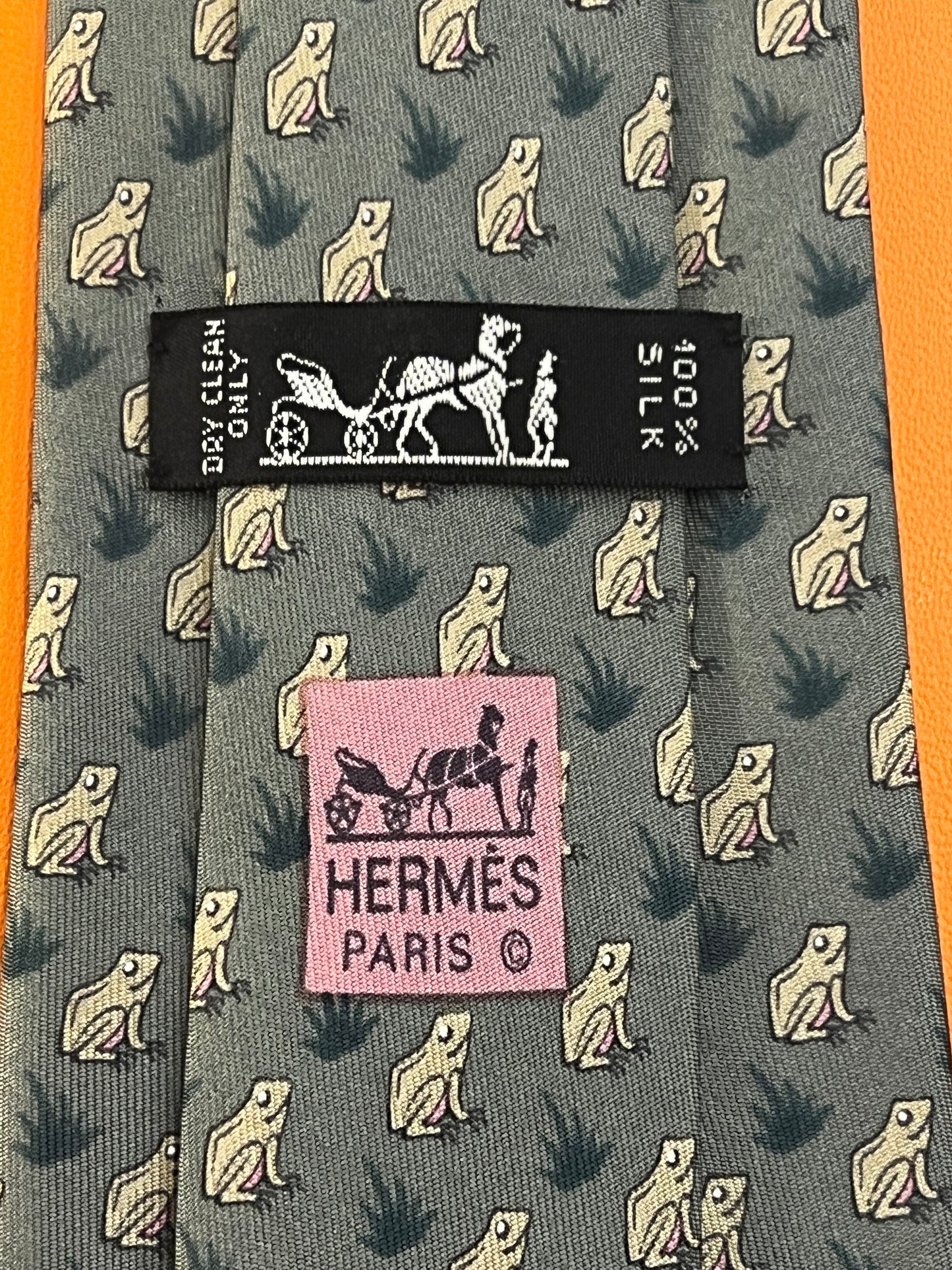 Cravatta vintage Hermès 7257MA