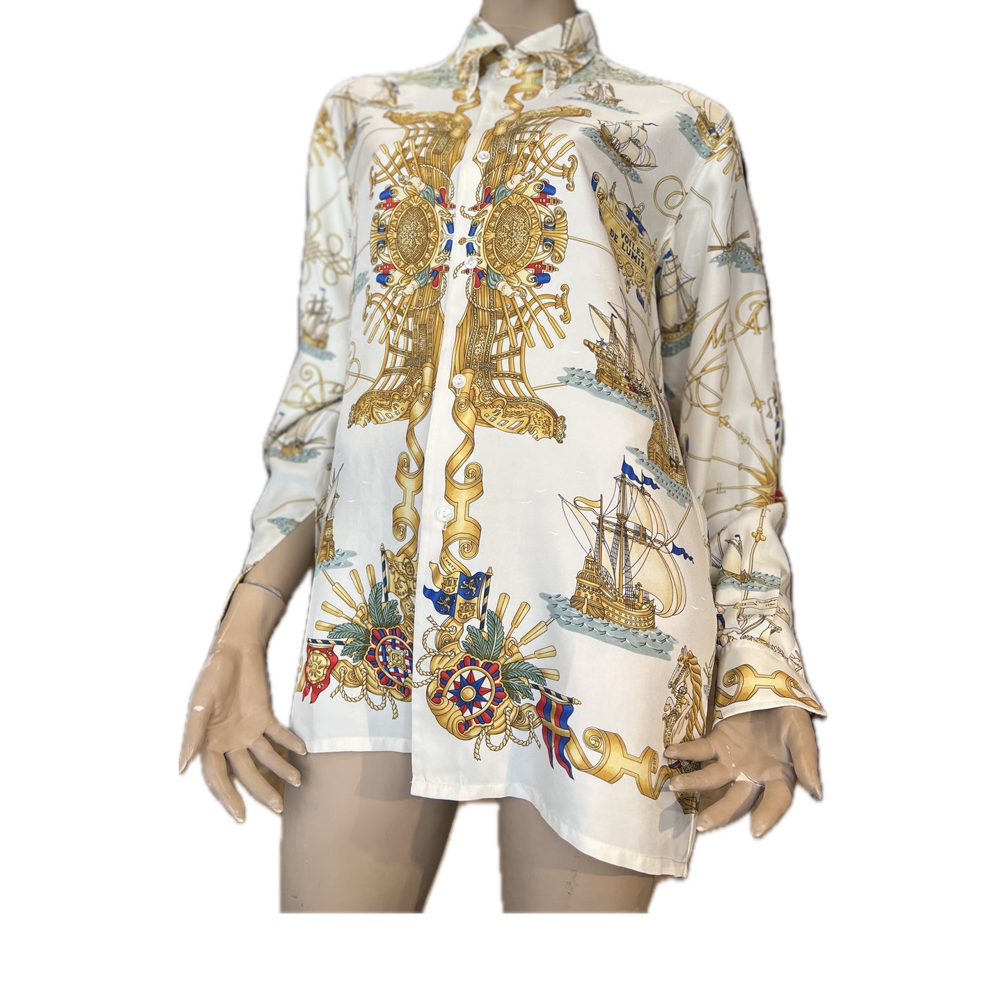Hermès shirt Voiles de lumiere 1995