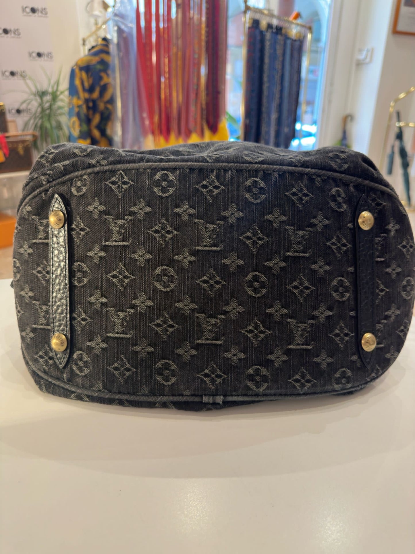 Louis Vuitton Mahina denim bag