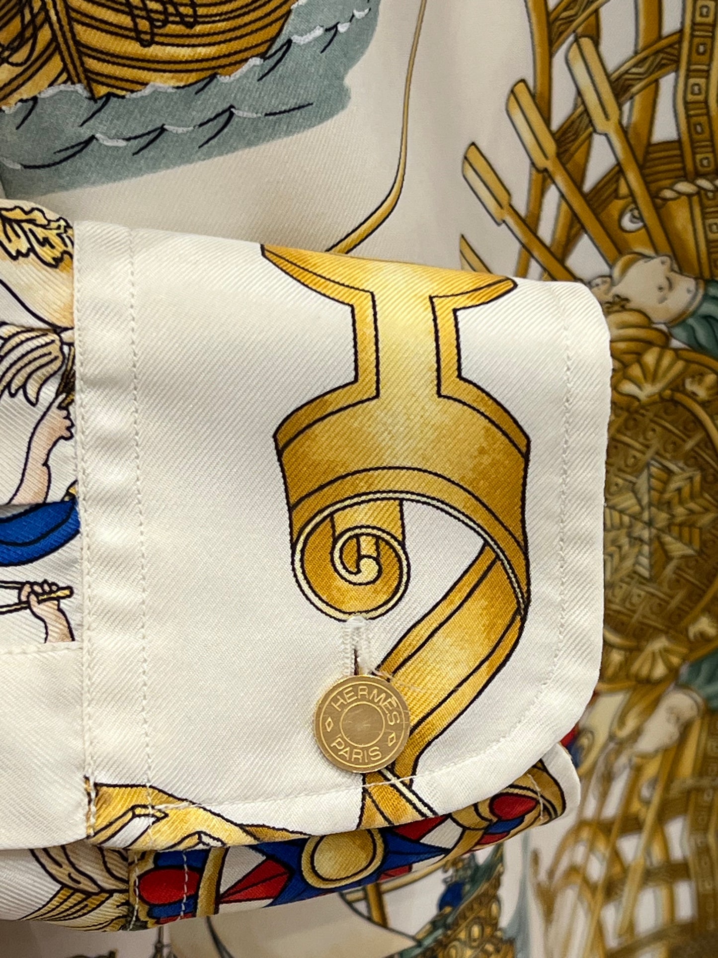 Hermès shirt Voiles de lumiere 1995