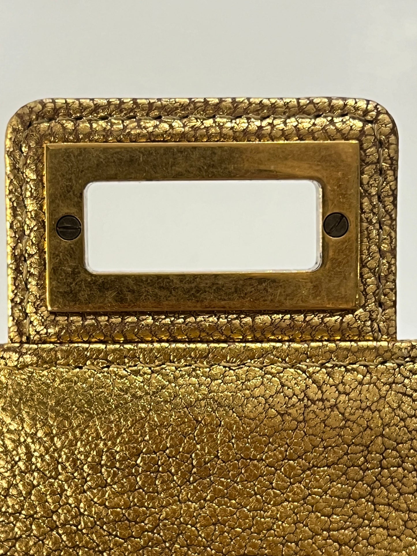 Chanel Rita single flap gold bag