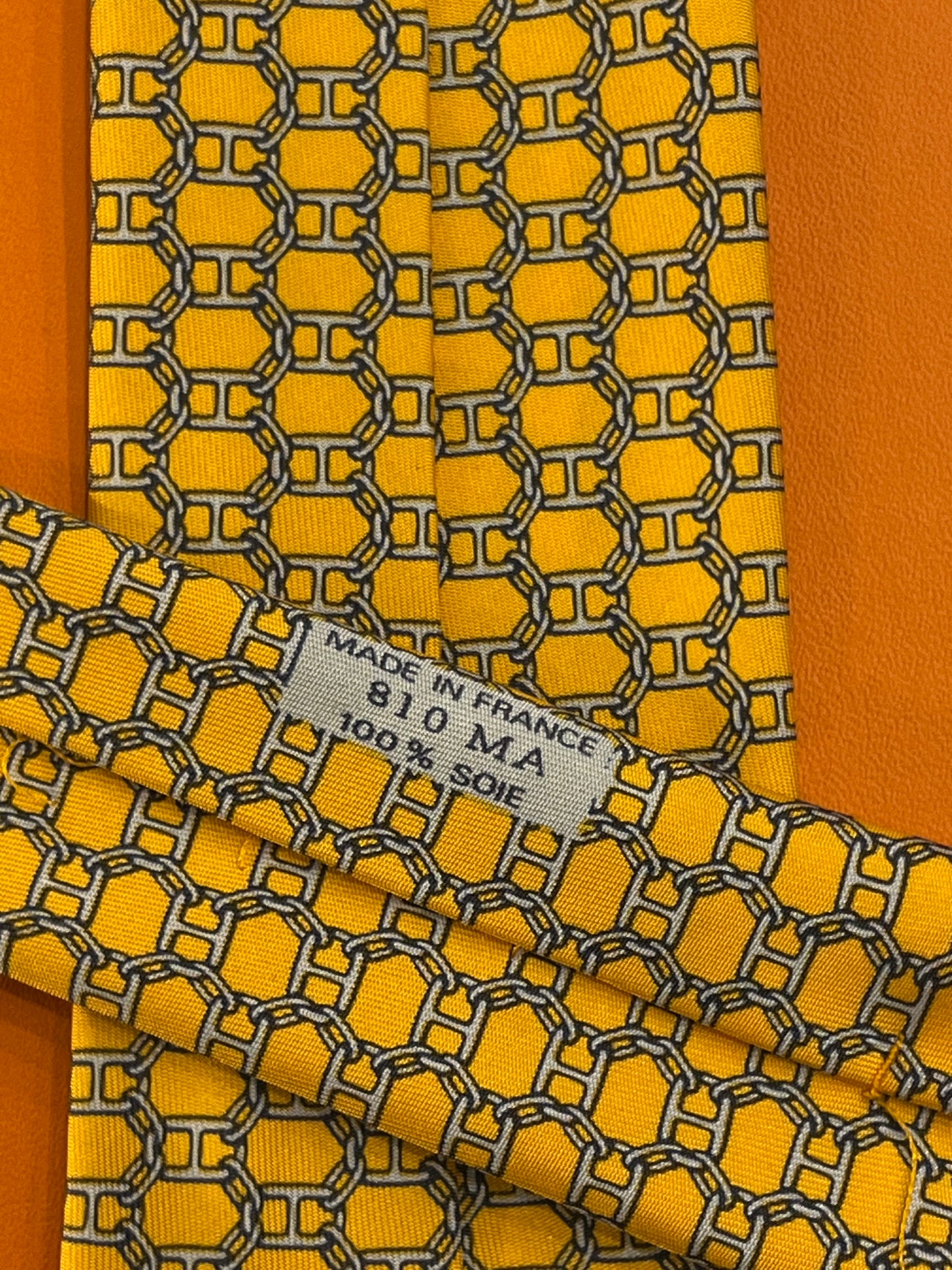 Cravatta vintage Hermès 810MA