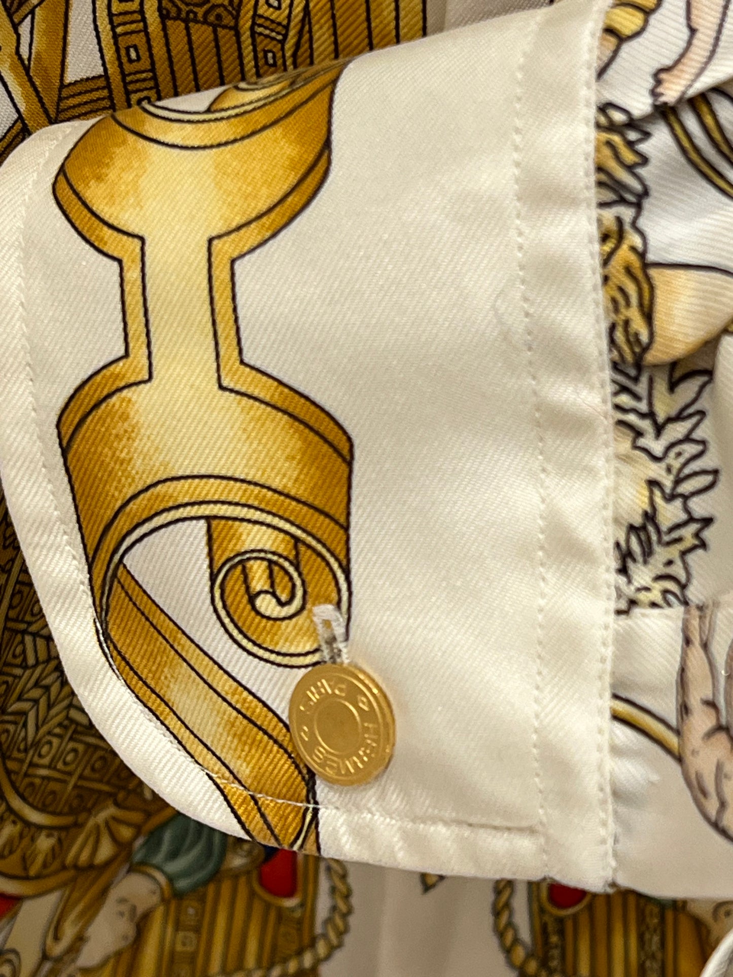 Hermès shirt Voiles de lumiere 1995