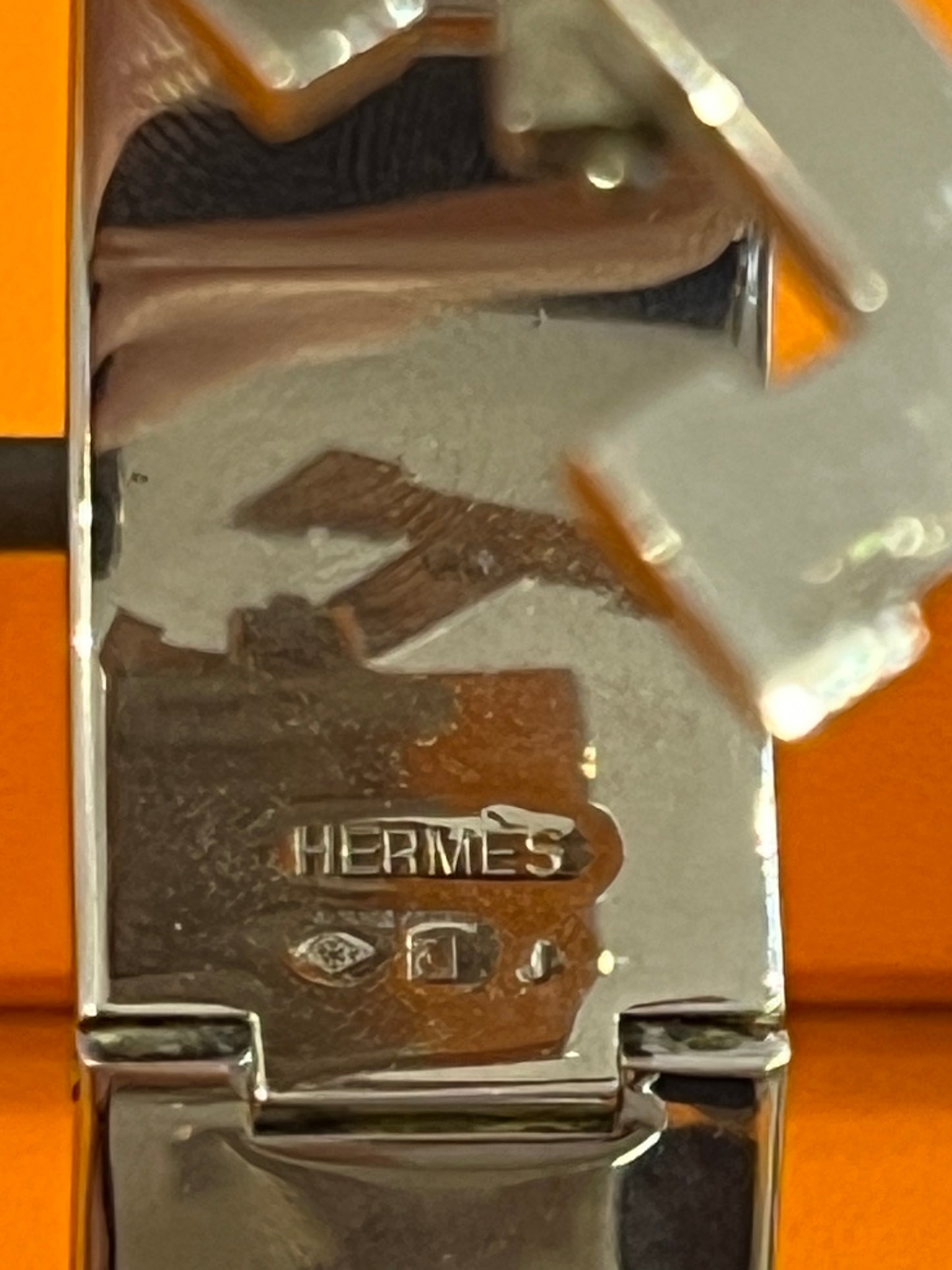 Hermès Clic Clac H white