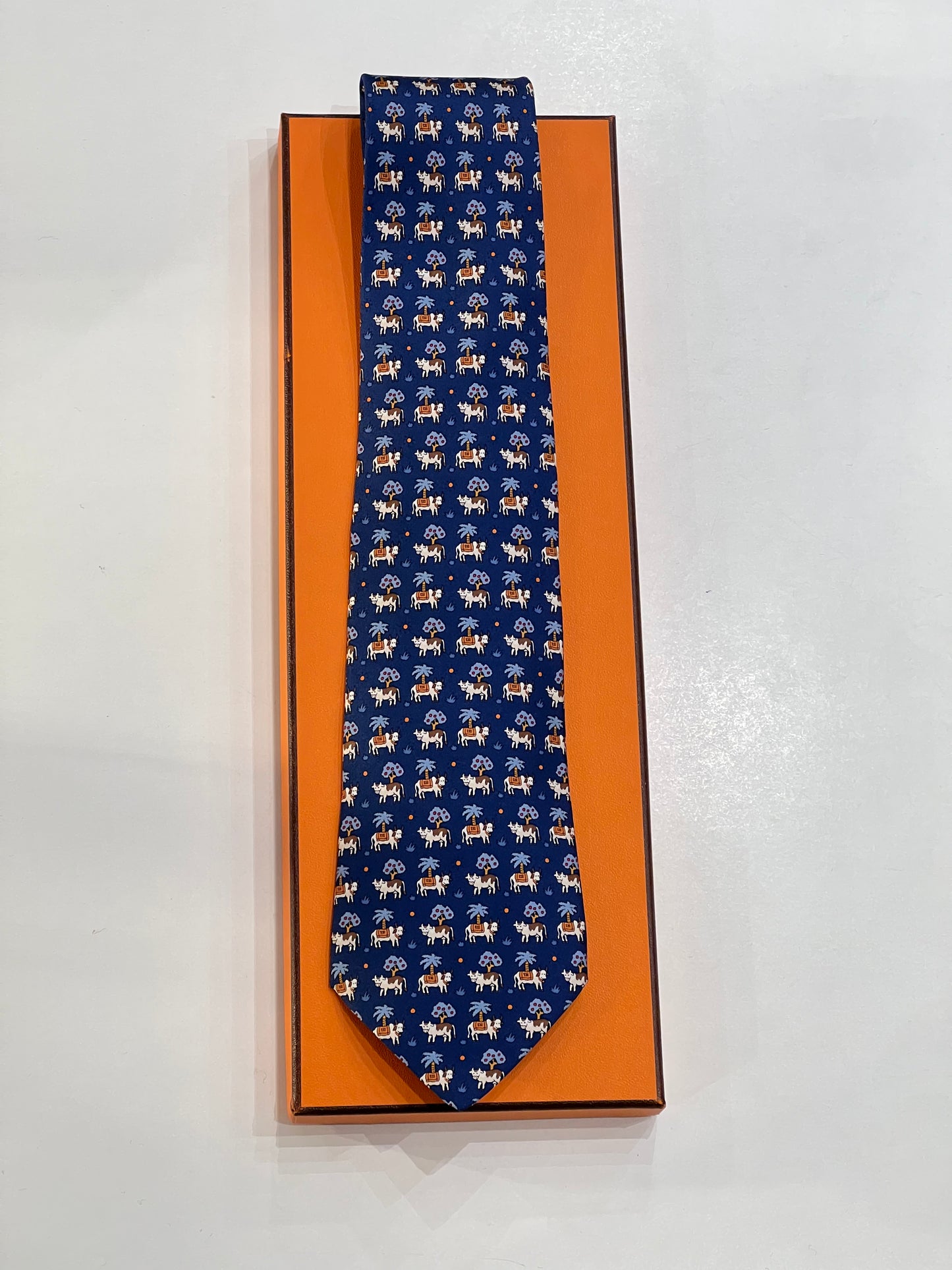 Cravatta vintage Hermès 5383OA
