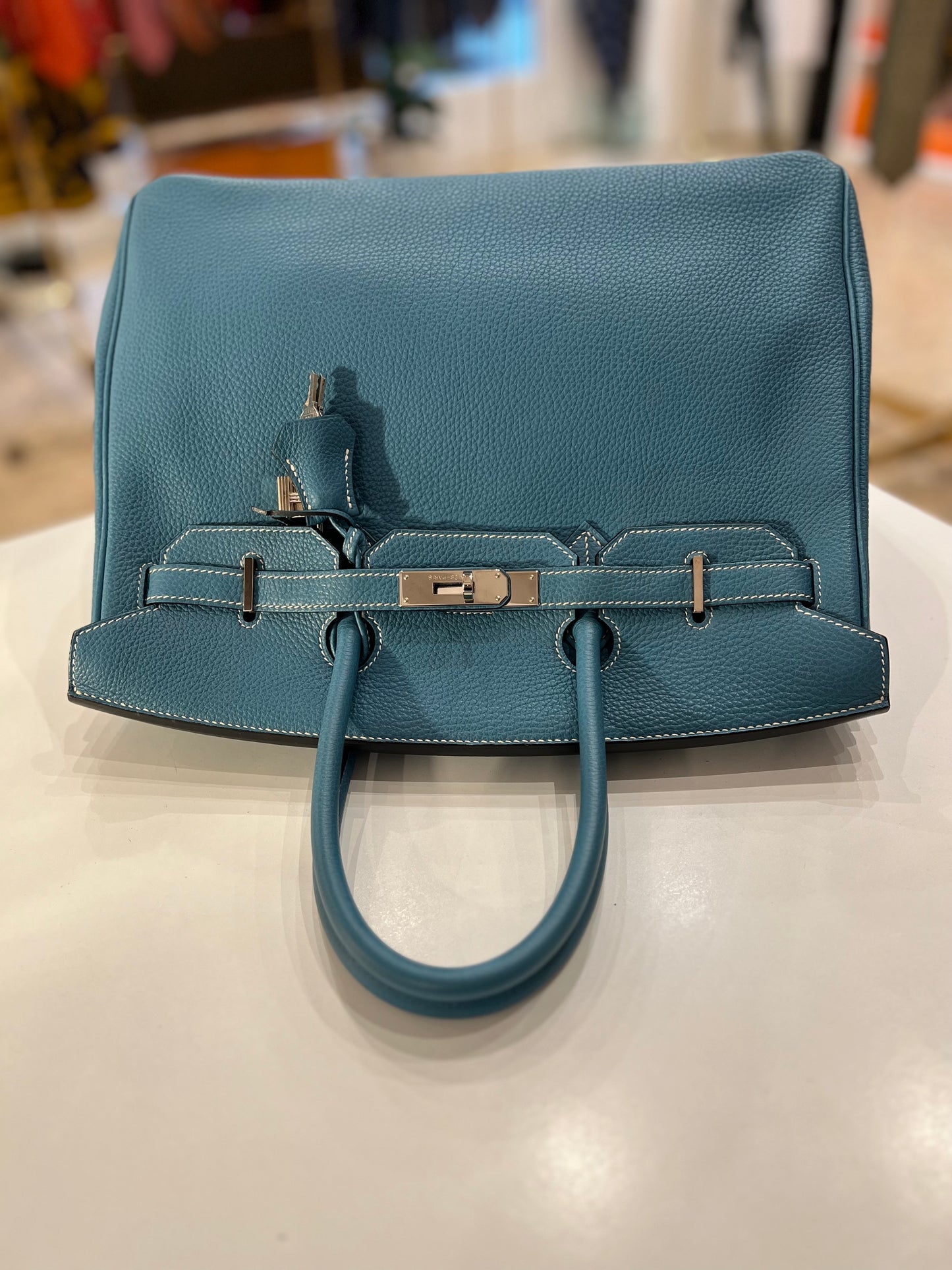 Hermès Birkin Blue Jean 35