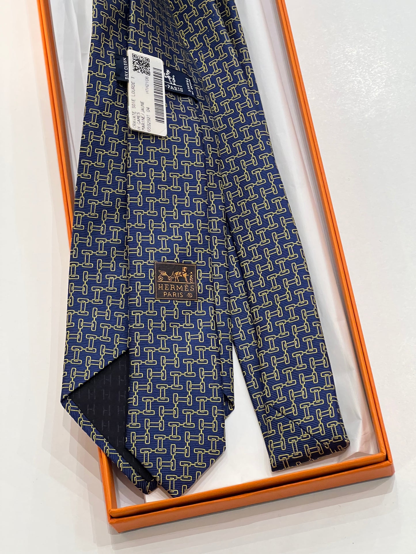 Cravatta Hermès H Games Faconnee 659292T