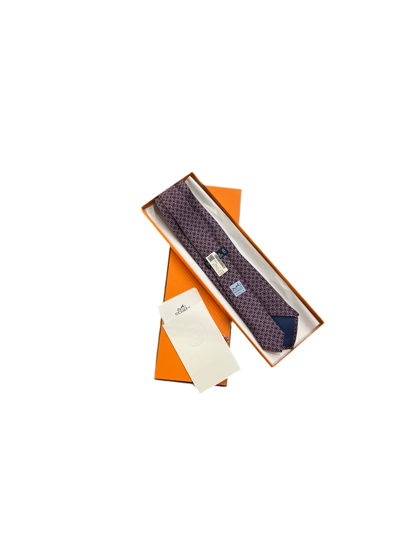 Cravatta Hermès 6231EA con etichetta