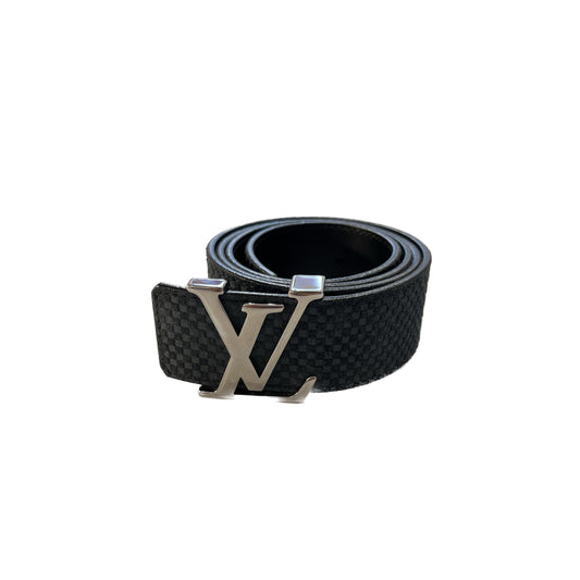 Louis Vuitton Initiales damier graphite belt