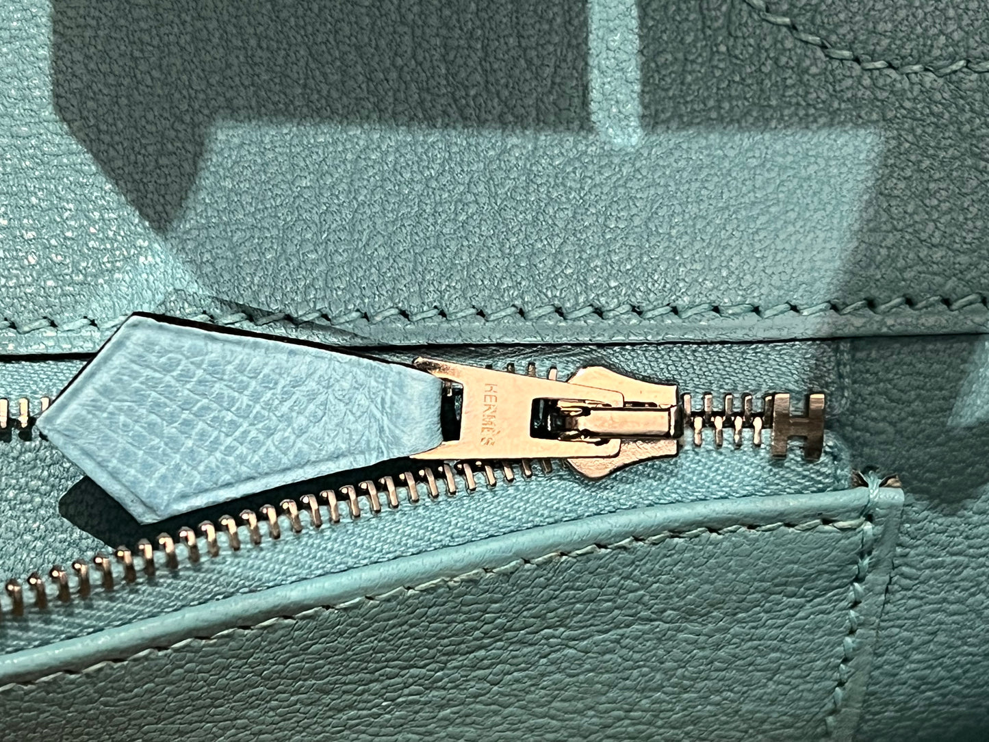 Hermès Birkin 35 Epsom leather bleau atoll bag