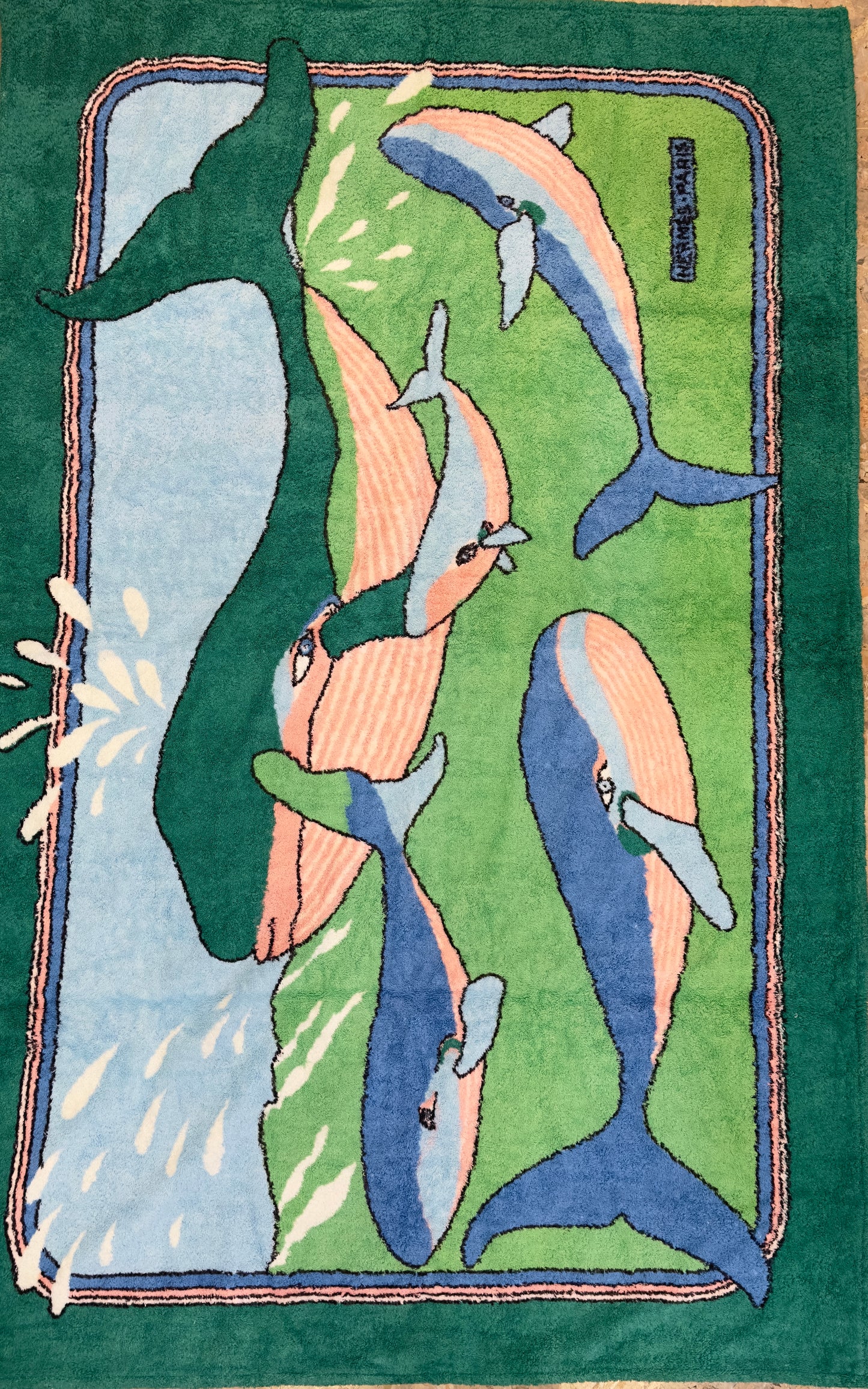 Hermès whale beach towel