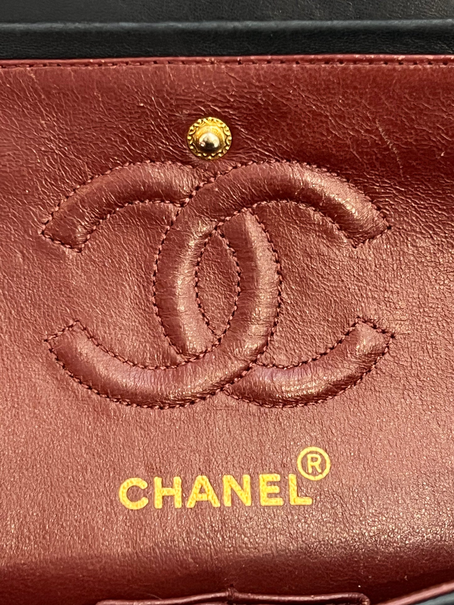 Chanel Timeless lambskin blu