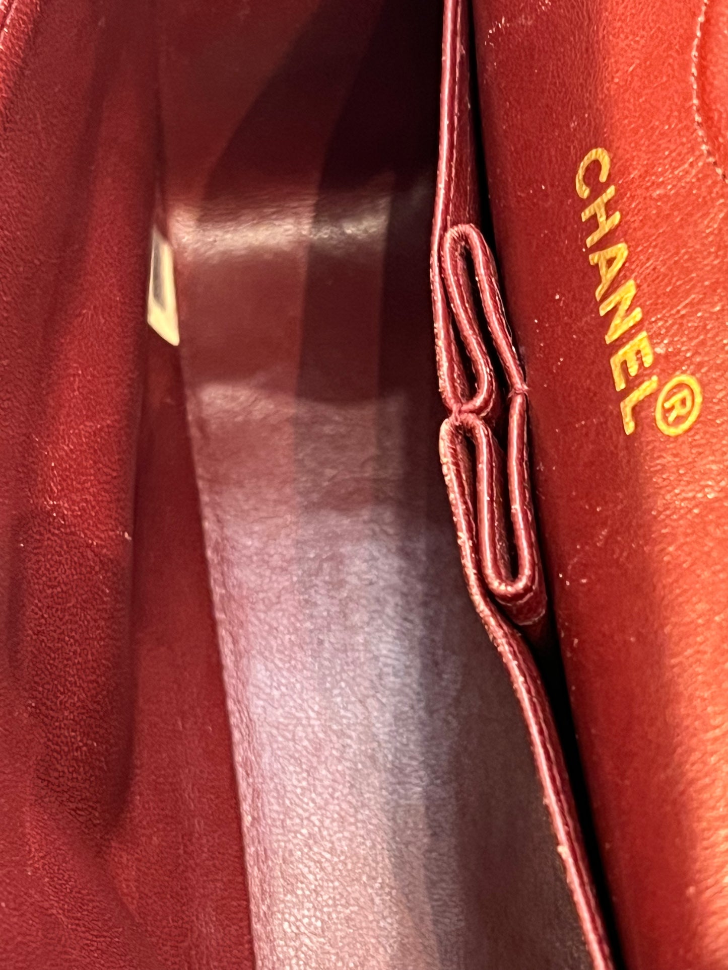Chanel Timeless lambskin blu