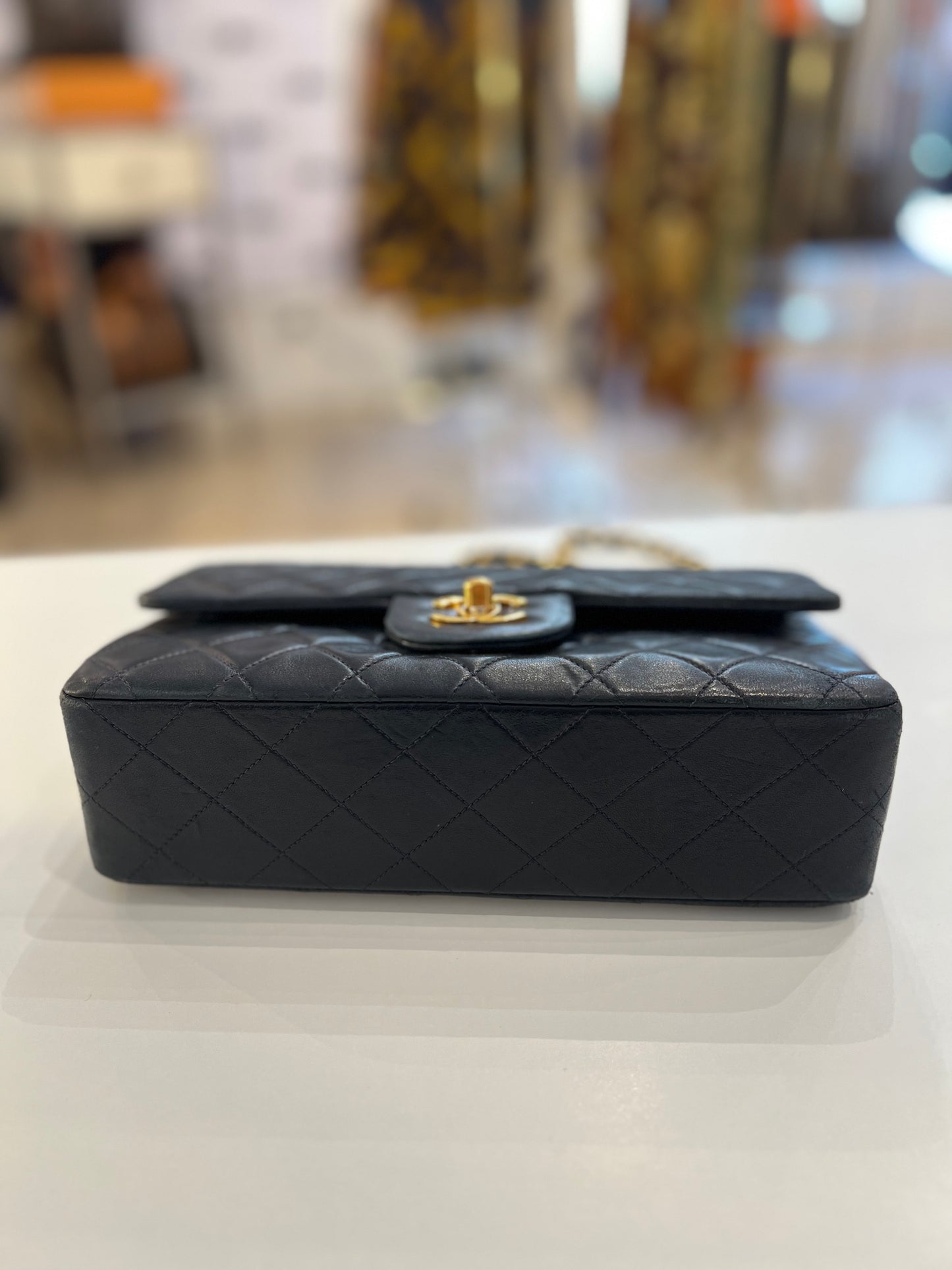 Chanel Timeless lambskin blu