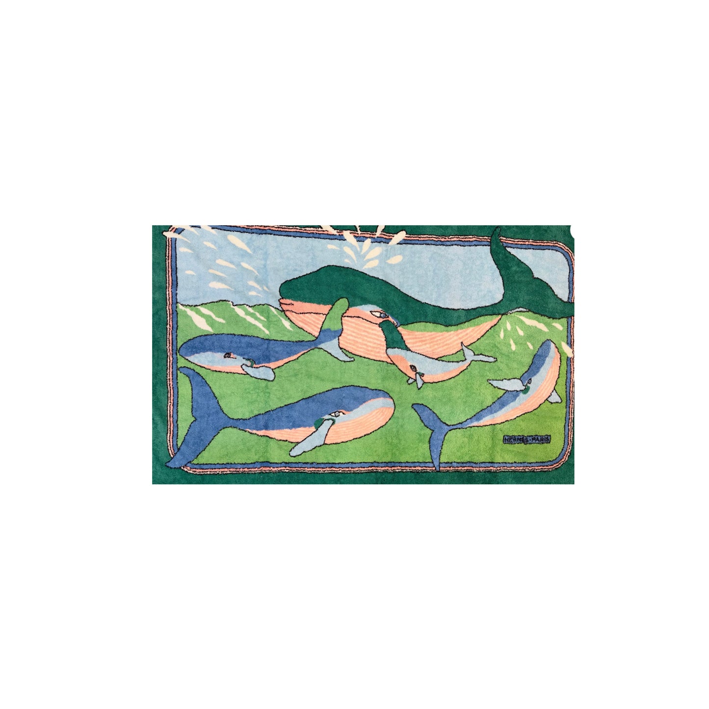Hermès whale beach towel