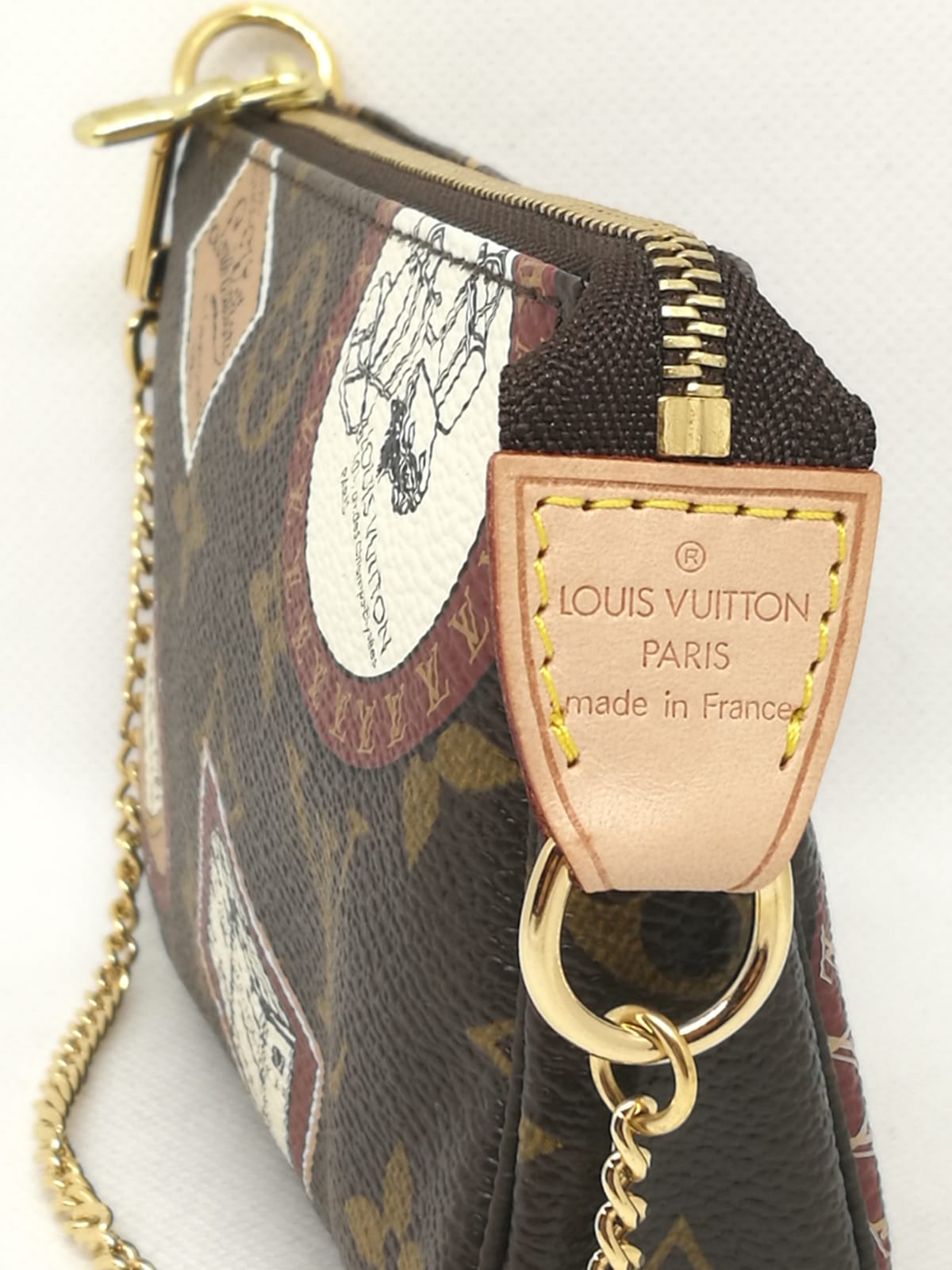 Louis Vuitton mini pochette patch monogram