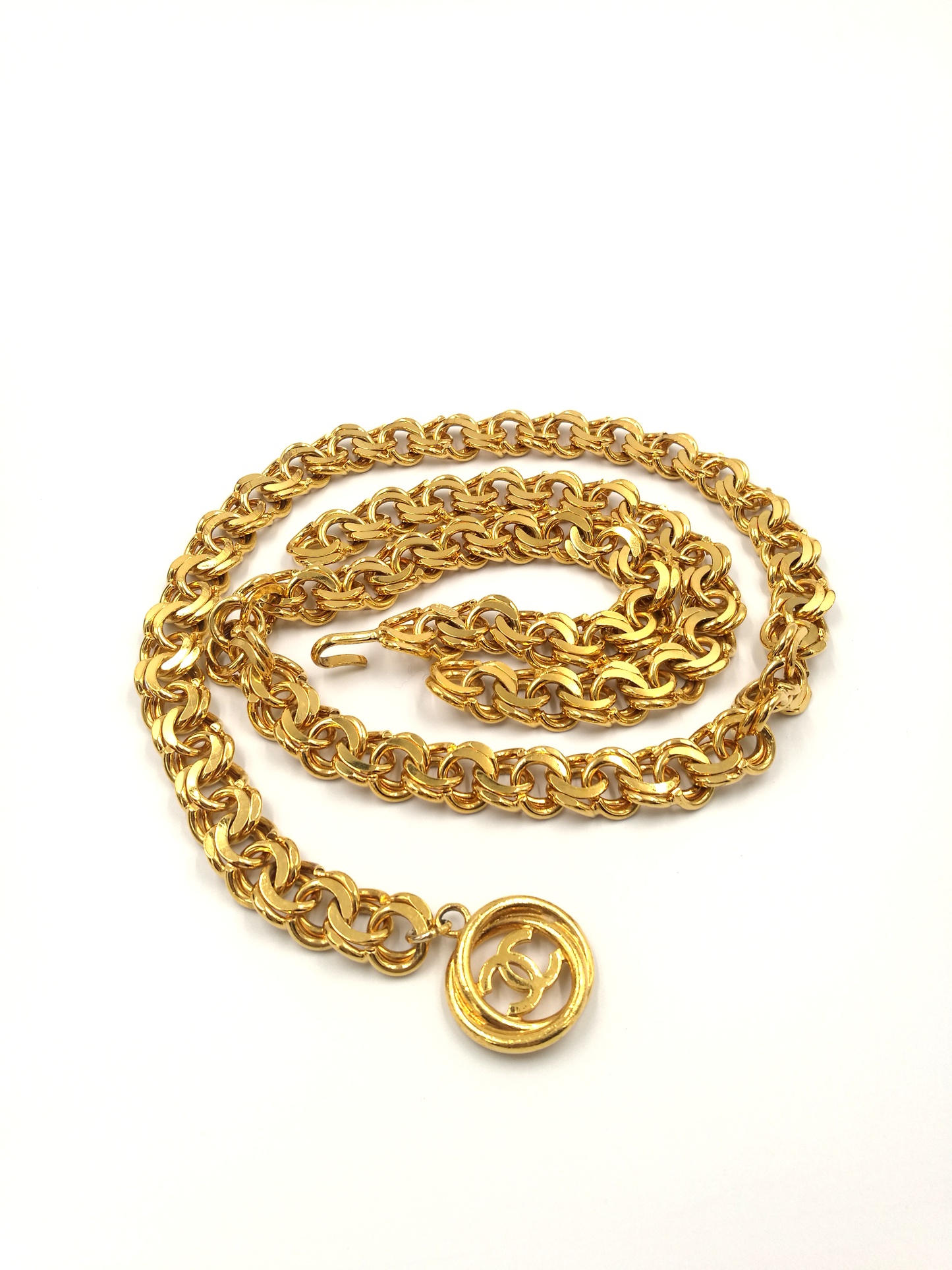 Chanel belt CC in metallo