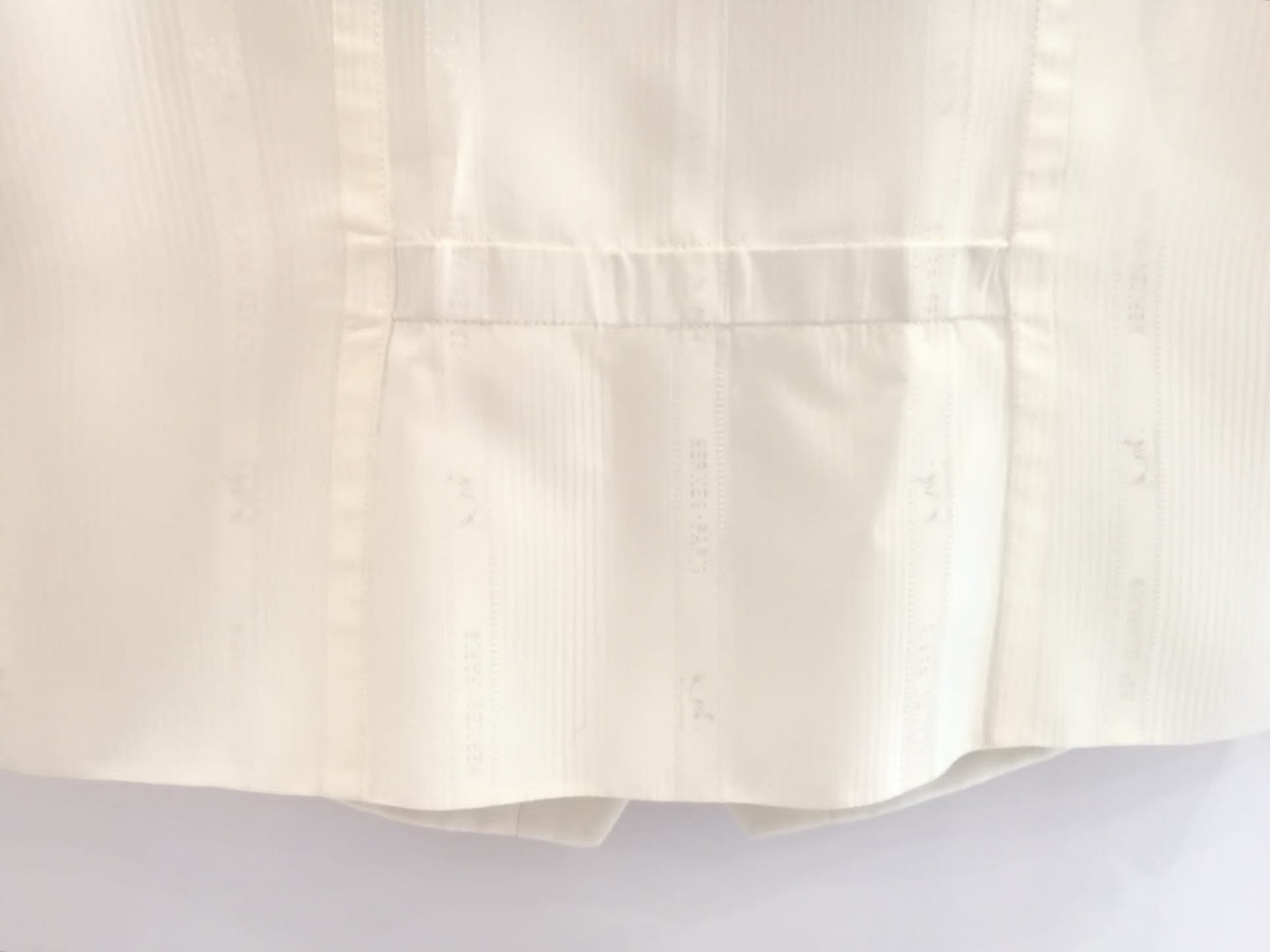 Gilet top Hermès in seta stampata