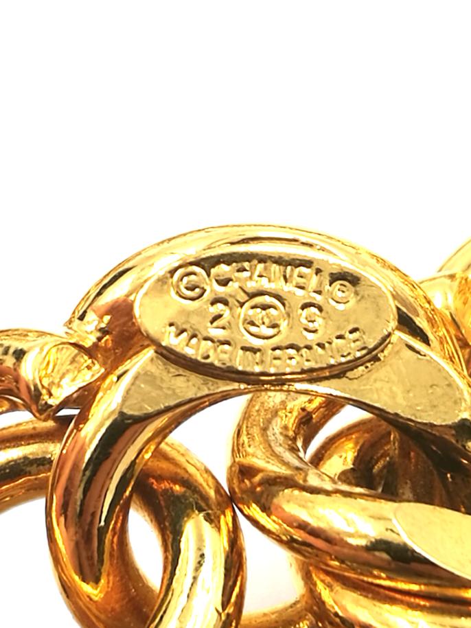 Chanel belt CC in metallo