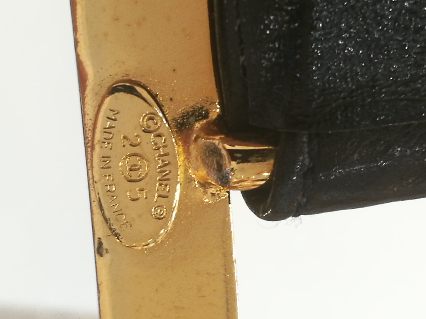 Chanel belt in pelle