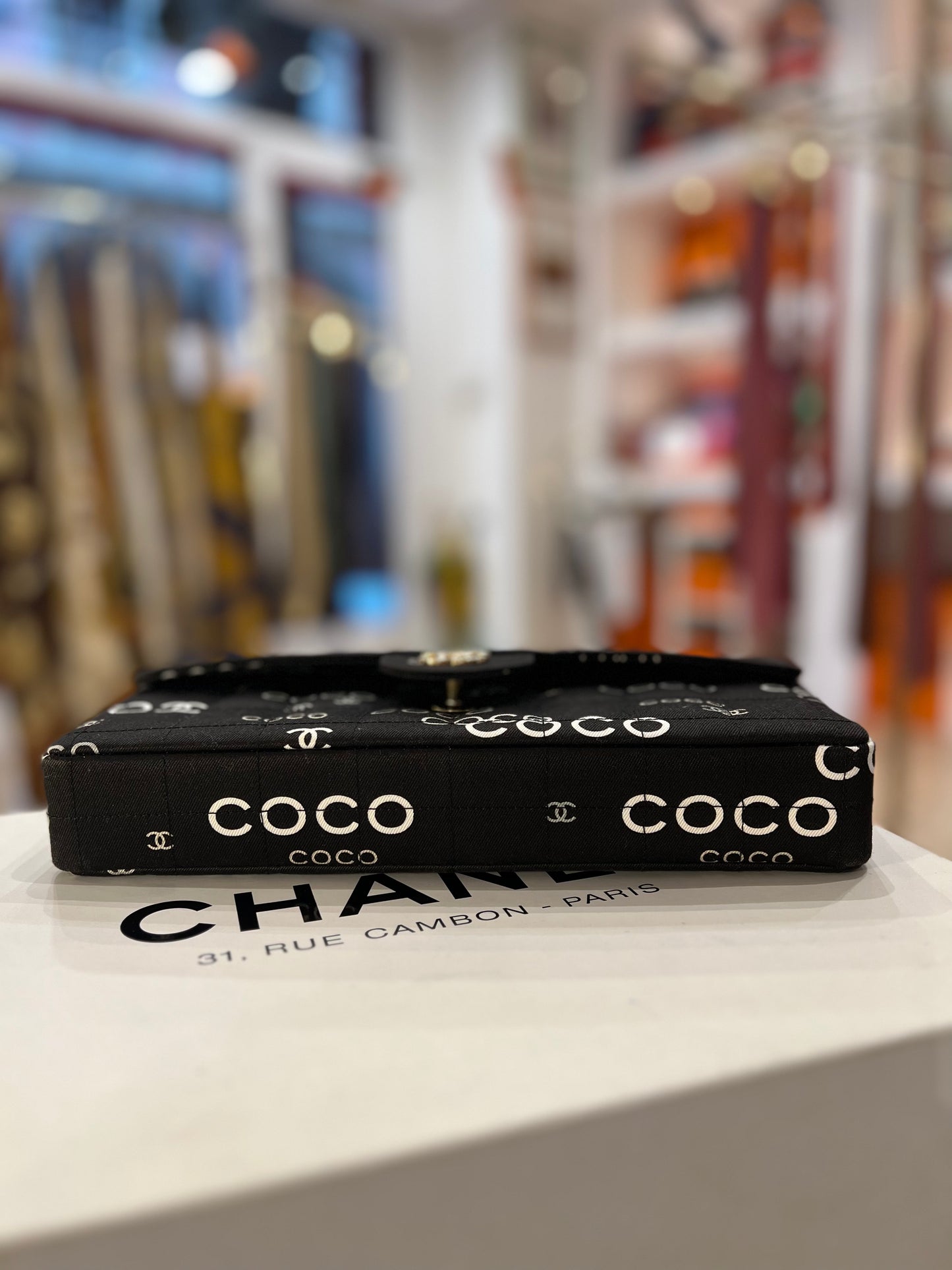 Chanel East West Coco bag