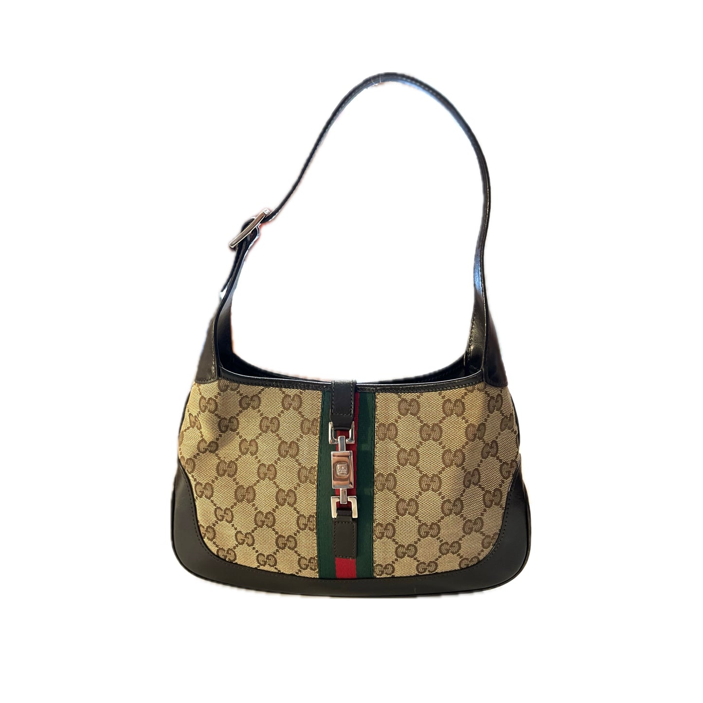 Gucci Jackie GG web bag