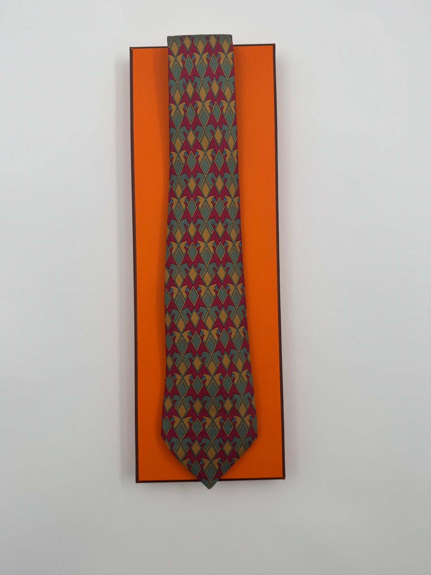 Cravatta Hermès vintage Cod 7210UA