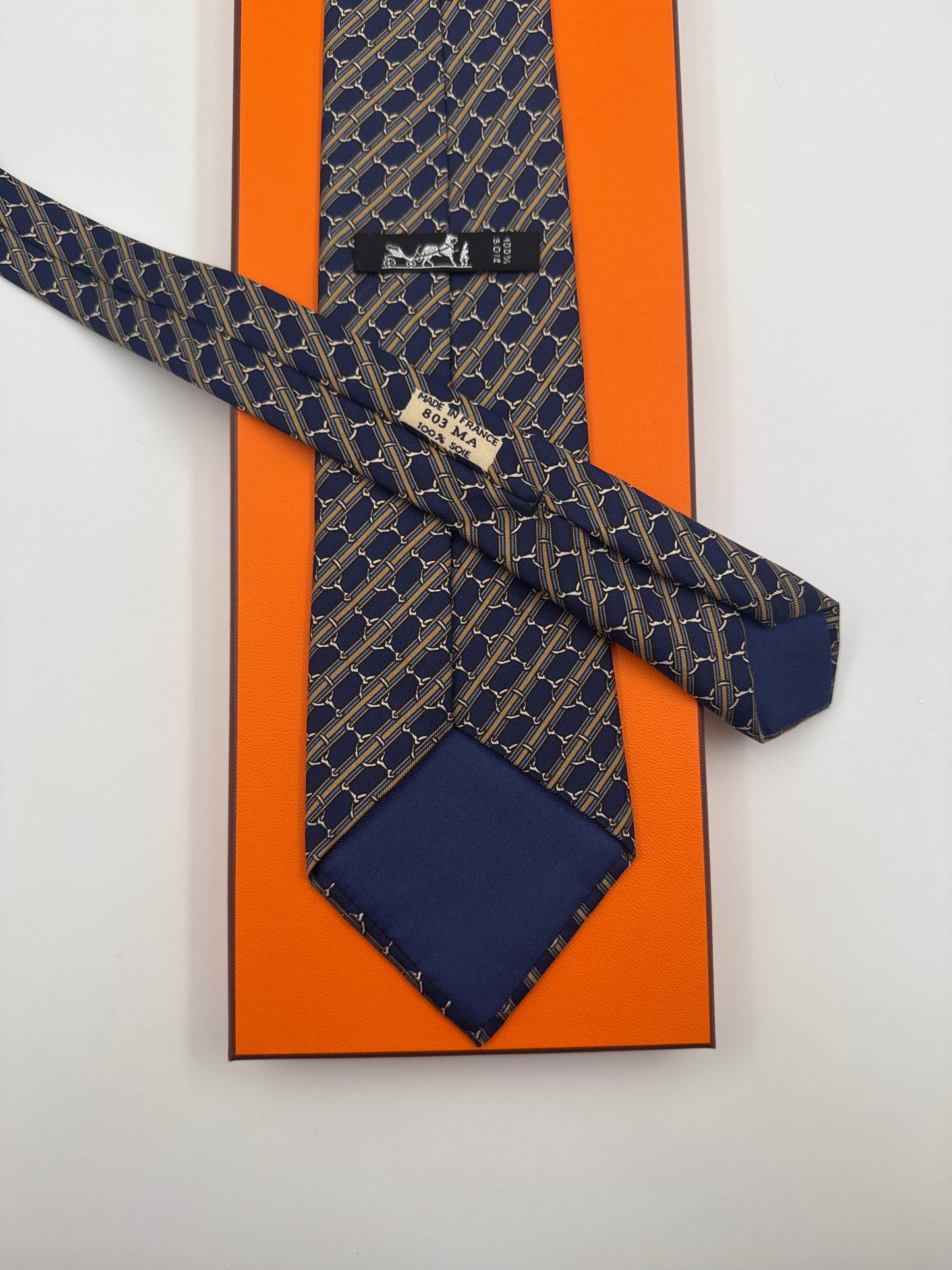 Cravatta Hermès vintage Cod 803MA