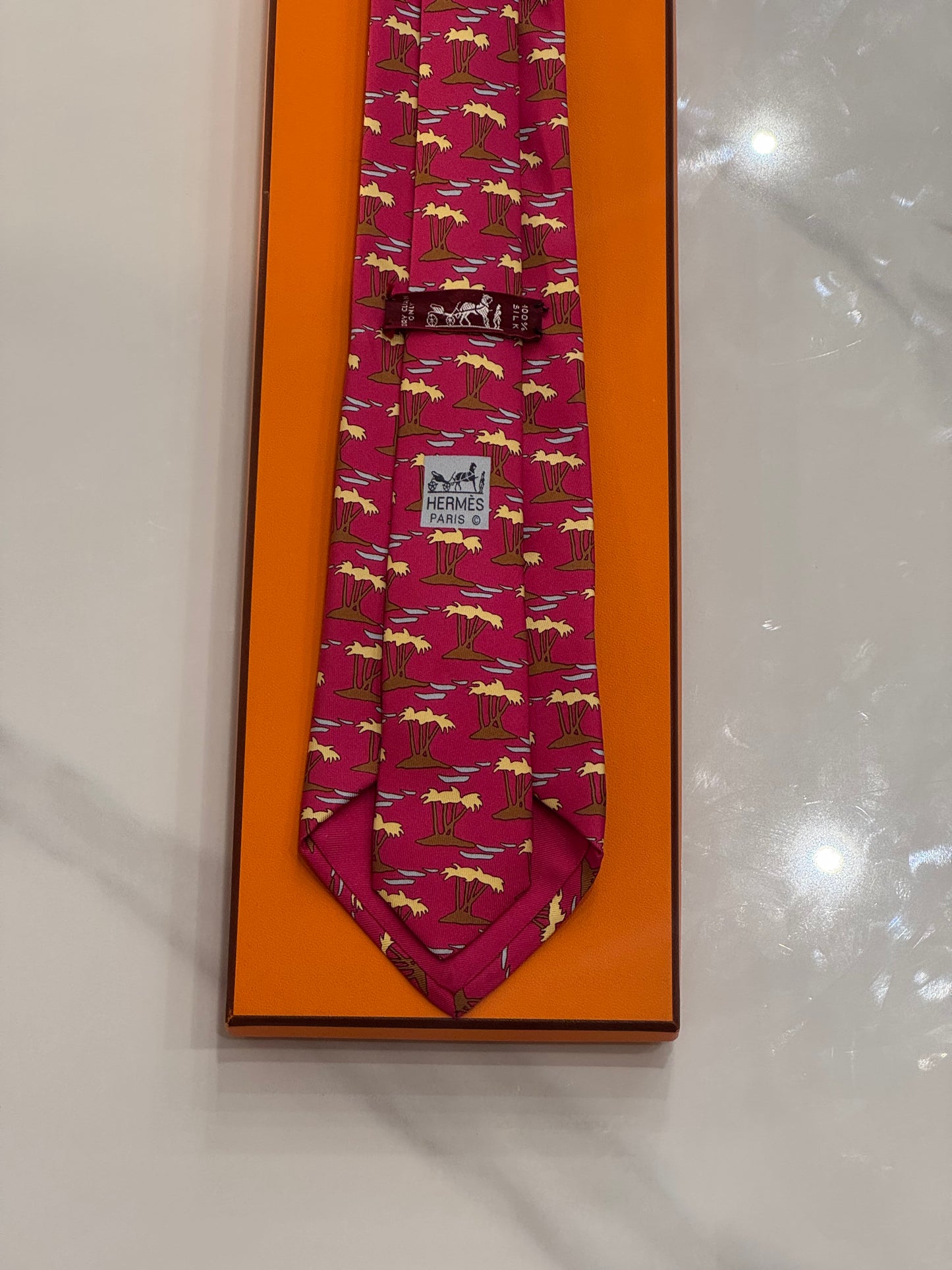 Cravatta Hermes vintage Cod 7450HA