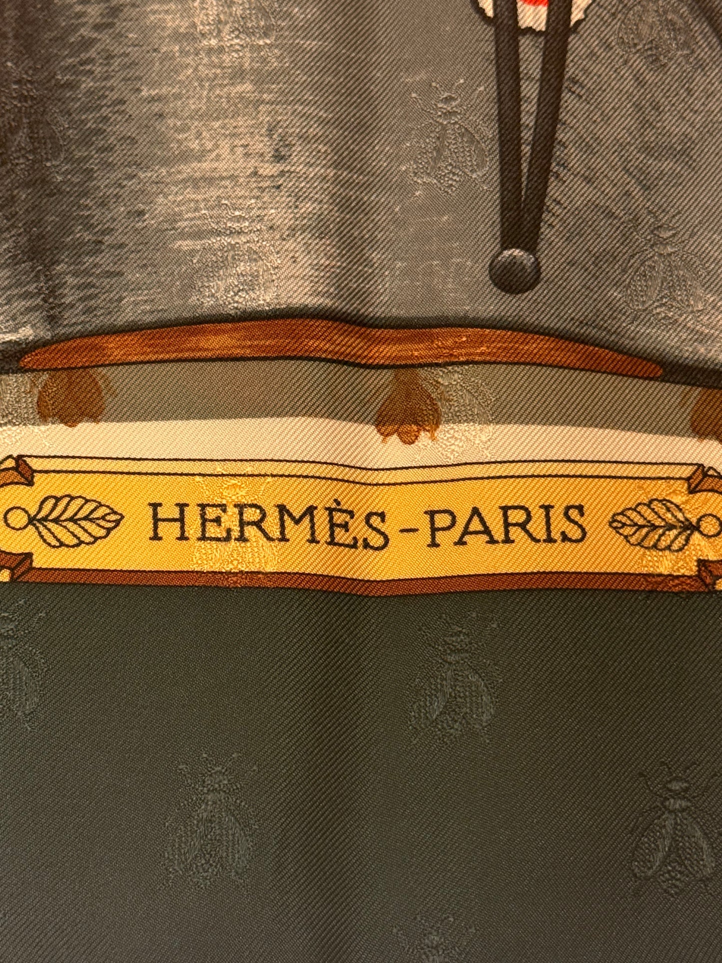 Foulard Hermès vintage Napoléon