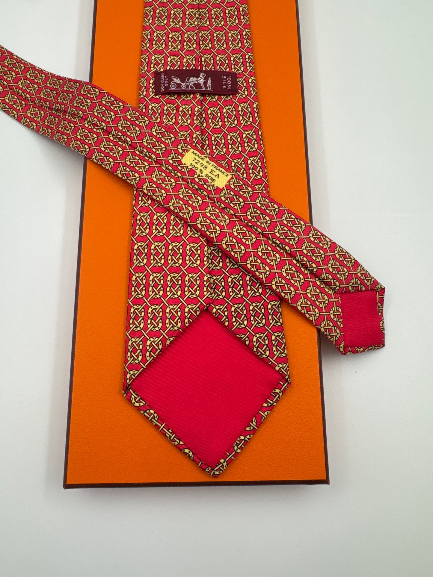 Cravatta Hermès vintage Cod 7298EA