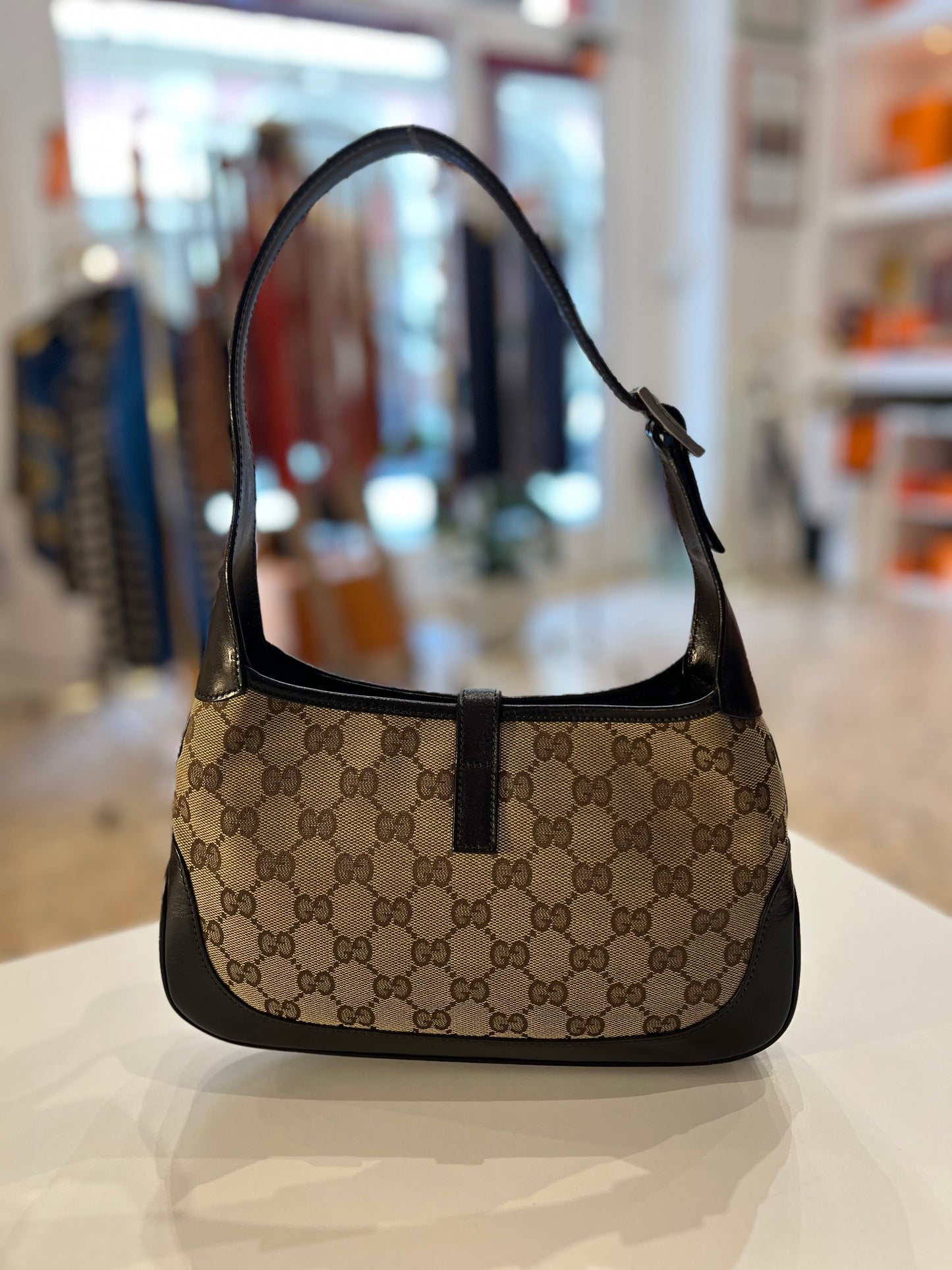 Gucci Jackie GG web bag