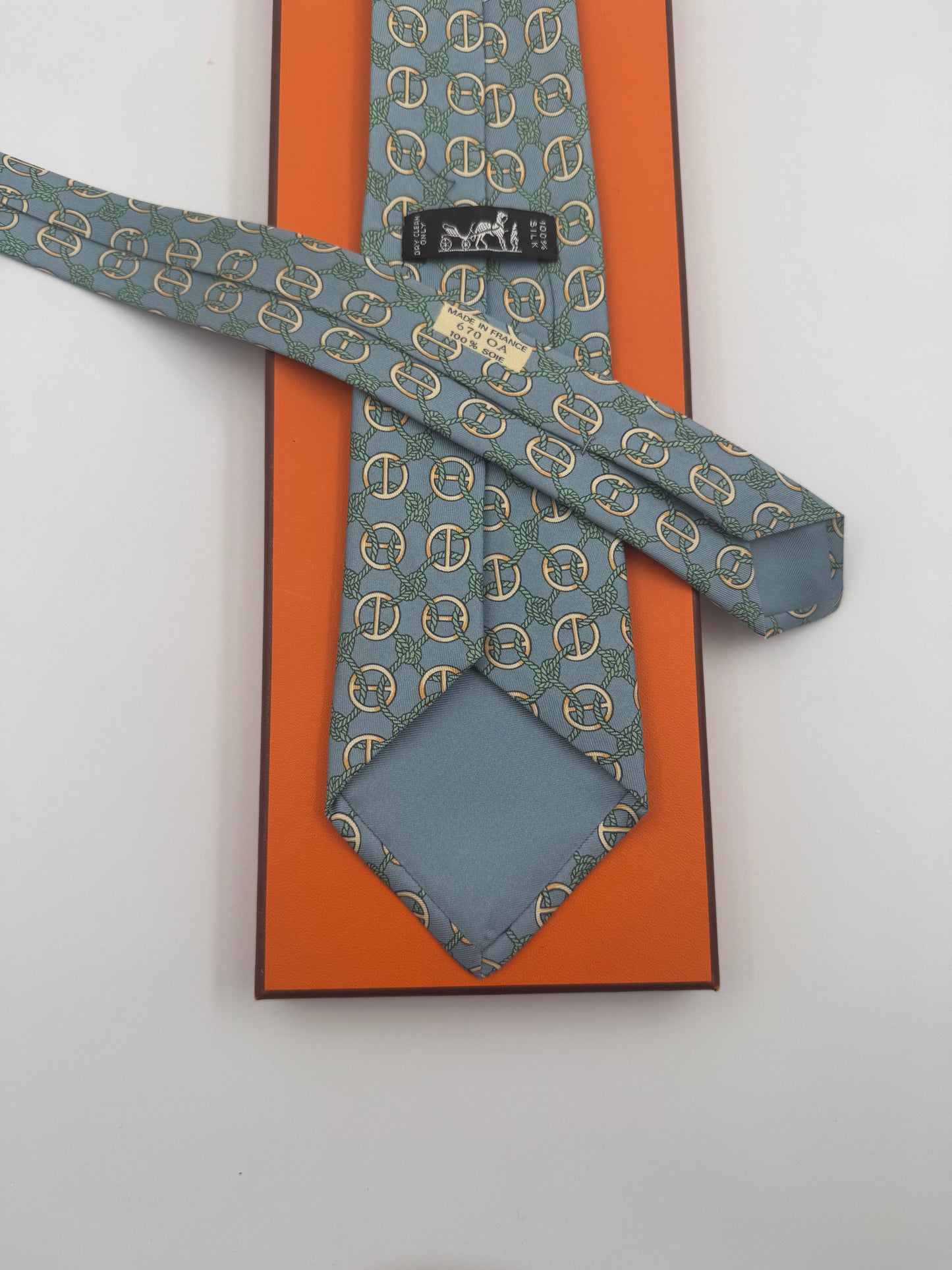 Cravatta Hermes vintage cod 670 OA