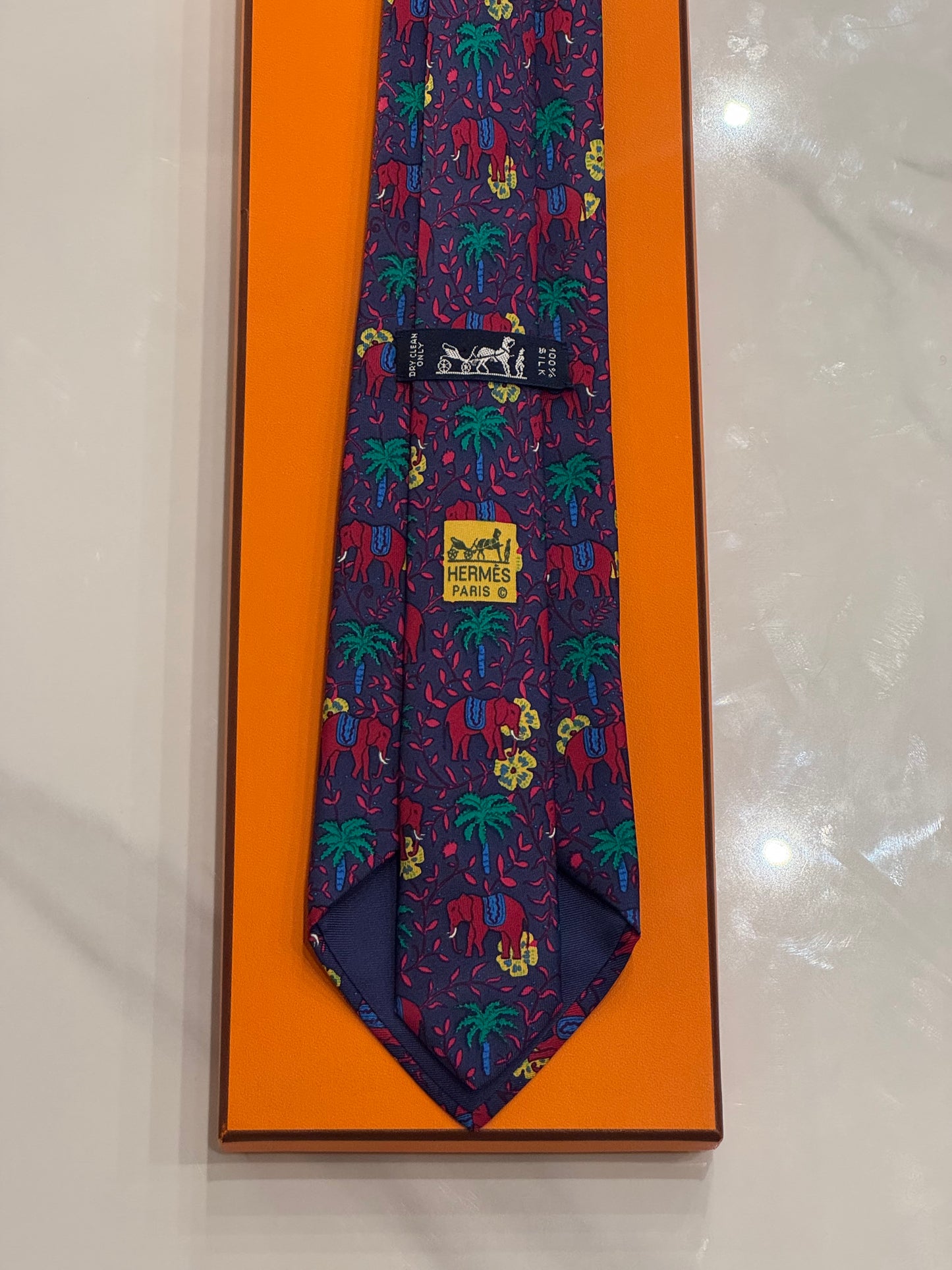 Cravatta Hermes vintage Cod 7183UA