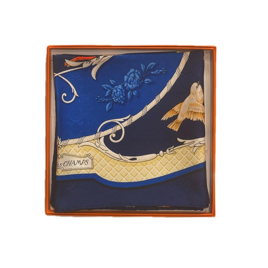 Foulard Hermès vintage La Clè Des Champs