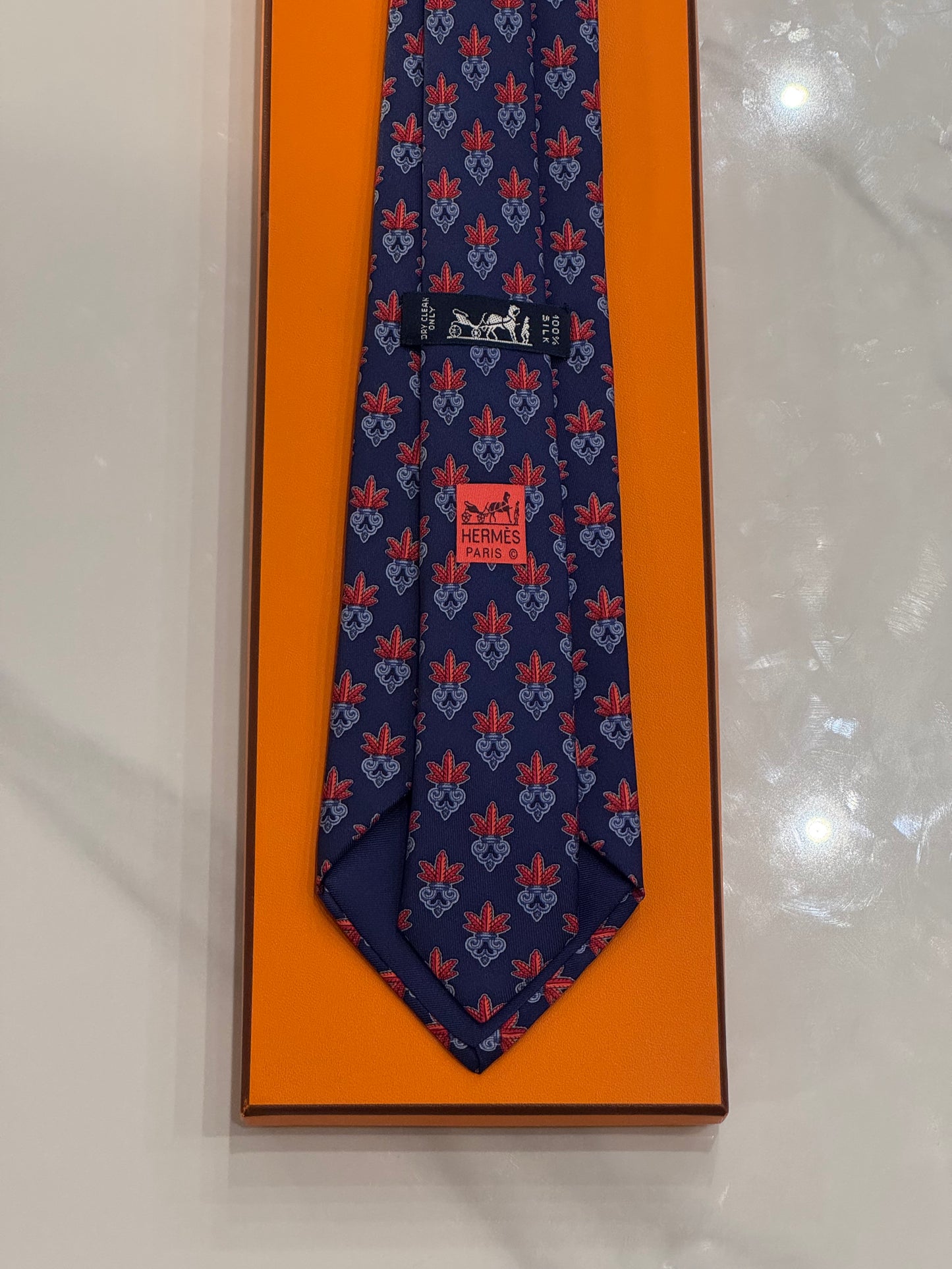 Cravatta Hermes vintage Cod 7399PA