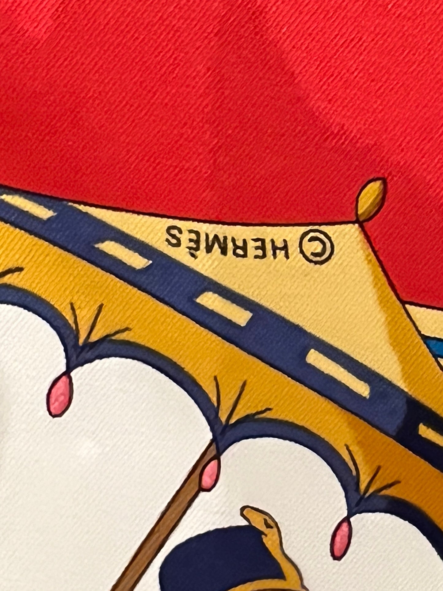 Scarf Hermès 90x90 Umbrella at Parapluies